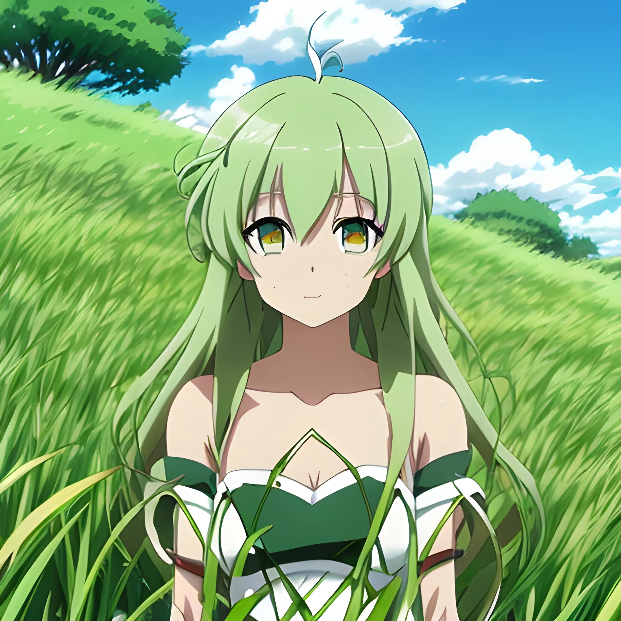 grass anime for anime,only