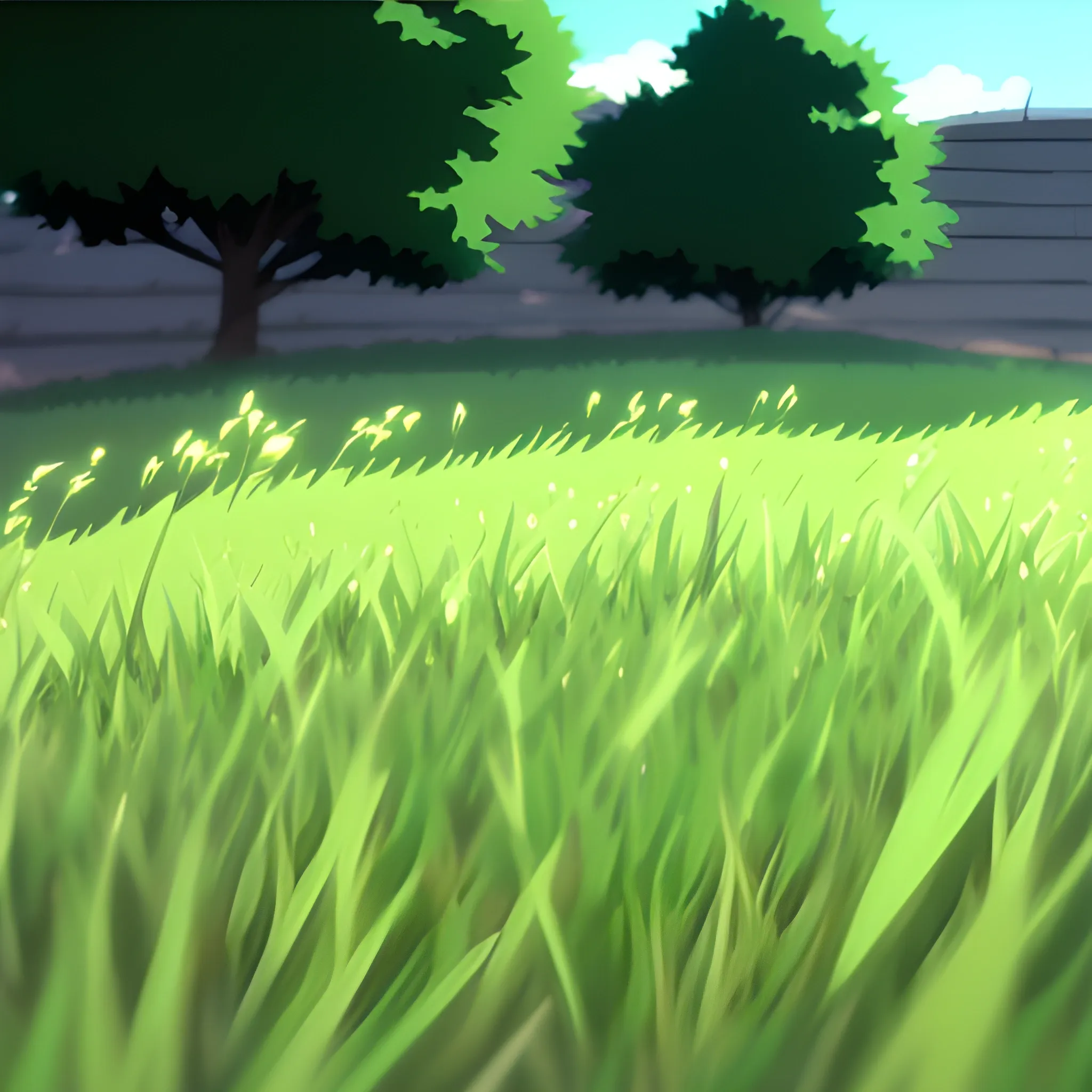 grass animation,anime ,only