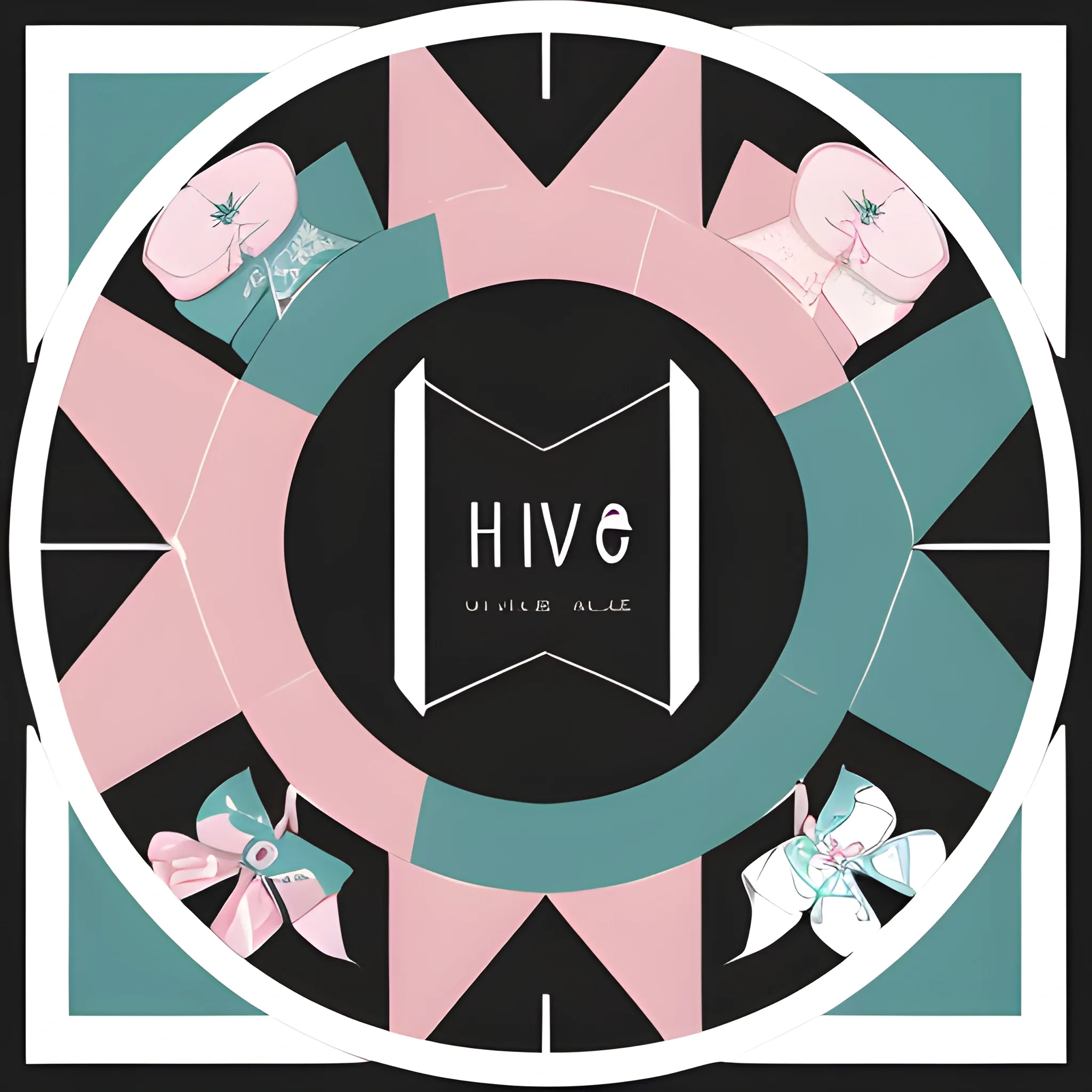 Take your logo to the next level with a unique and visually descriptive design that showcases the art of sewing. Featuring a close-up view of dolls and their clothes in shades of teal, pink, and white, this logo is brought to life with a range of styles and variations, including a hyper realistic rendering and a circular ring The striking black-and-white geometric backdrop.