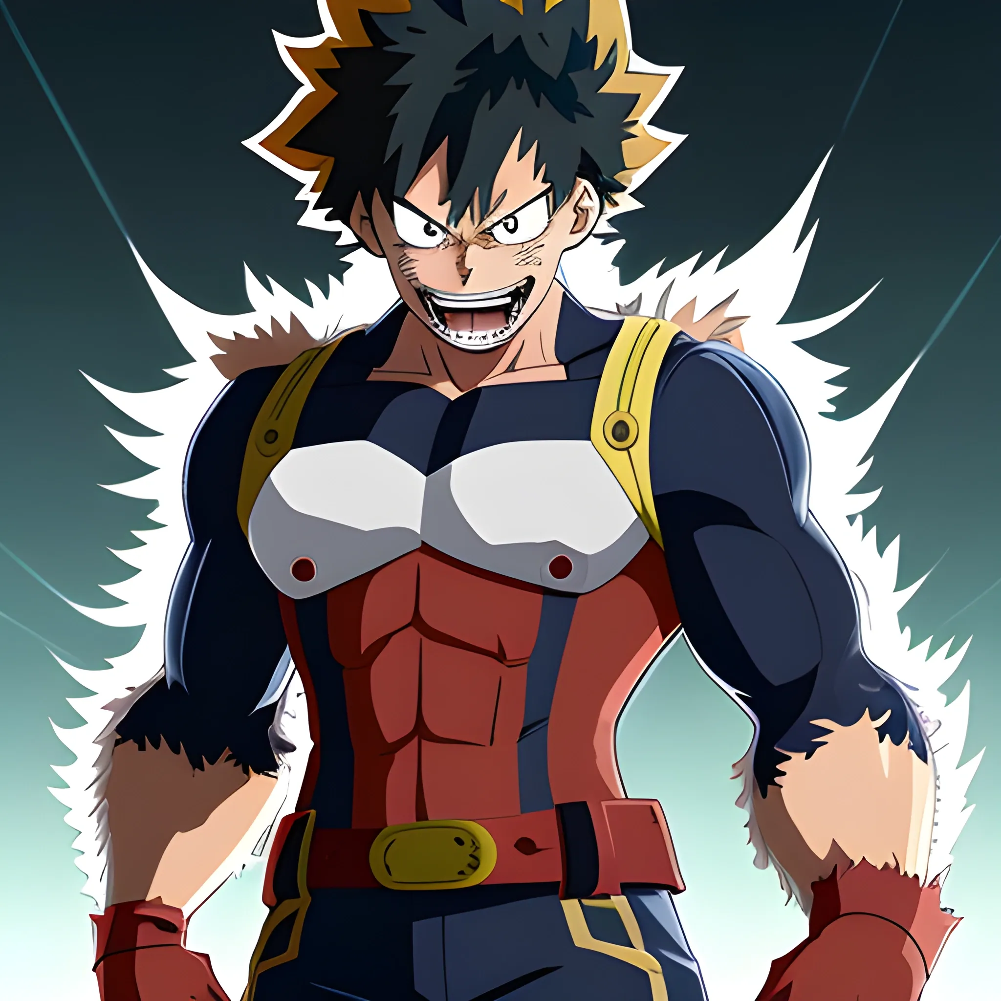 My Hero Academia male character with werewolf quirk
 