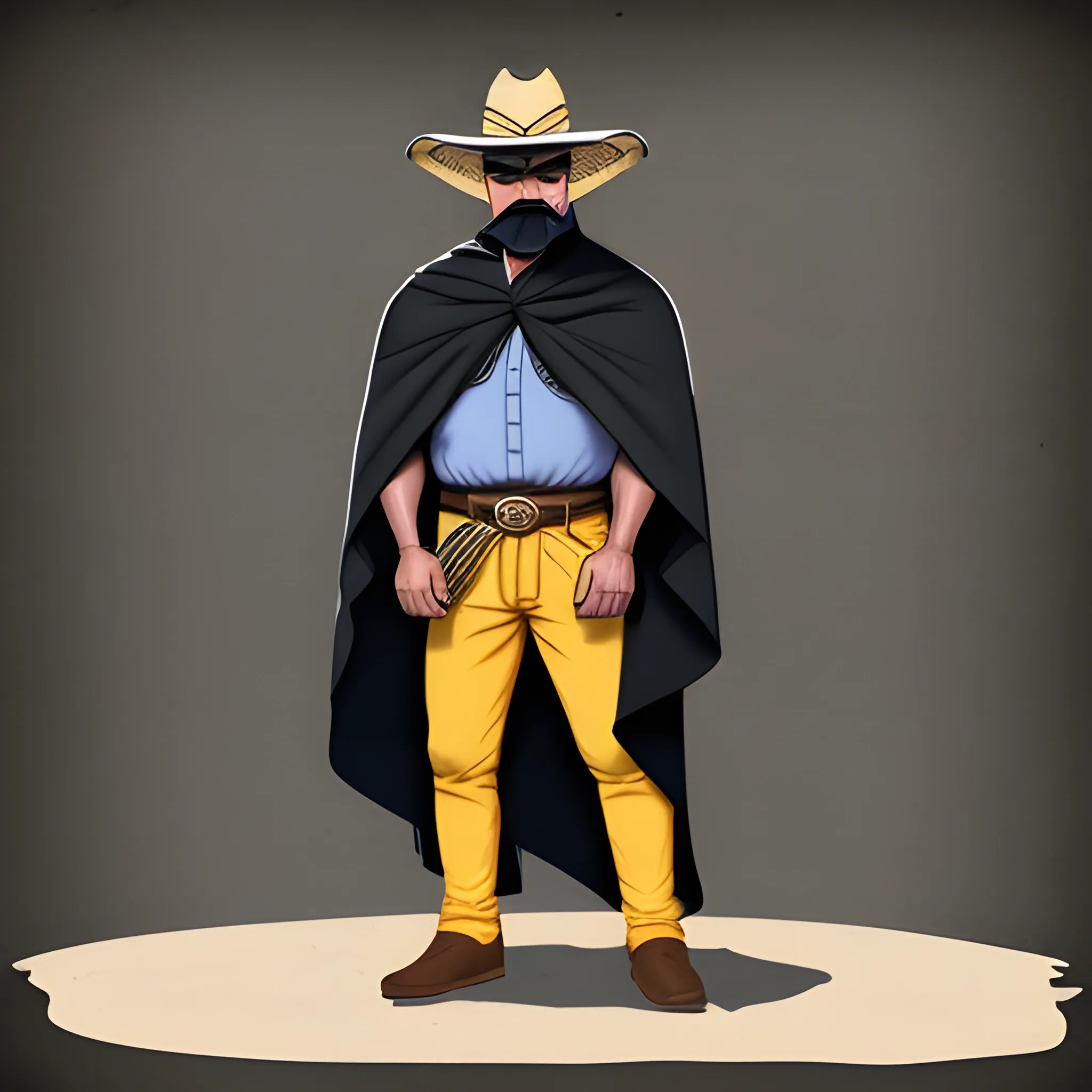 bandido | full body | shirt | sombrero | wool poncho | mustache ...