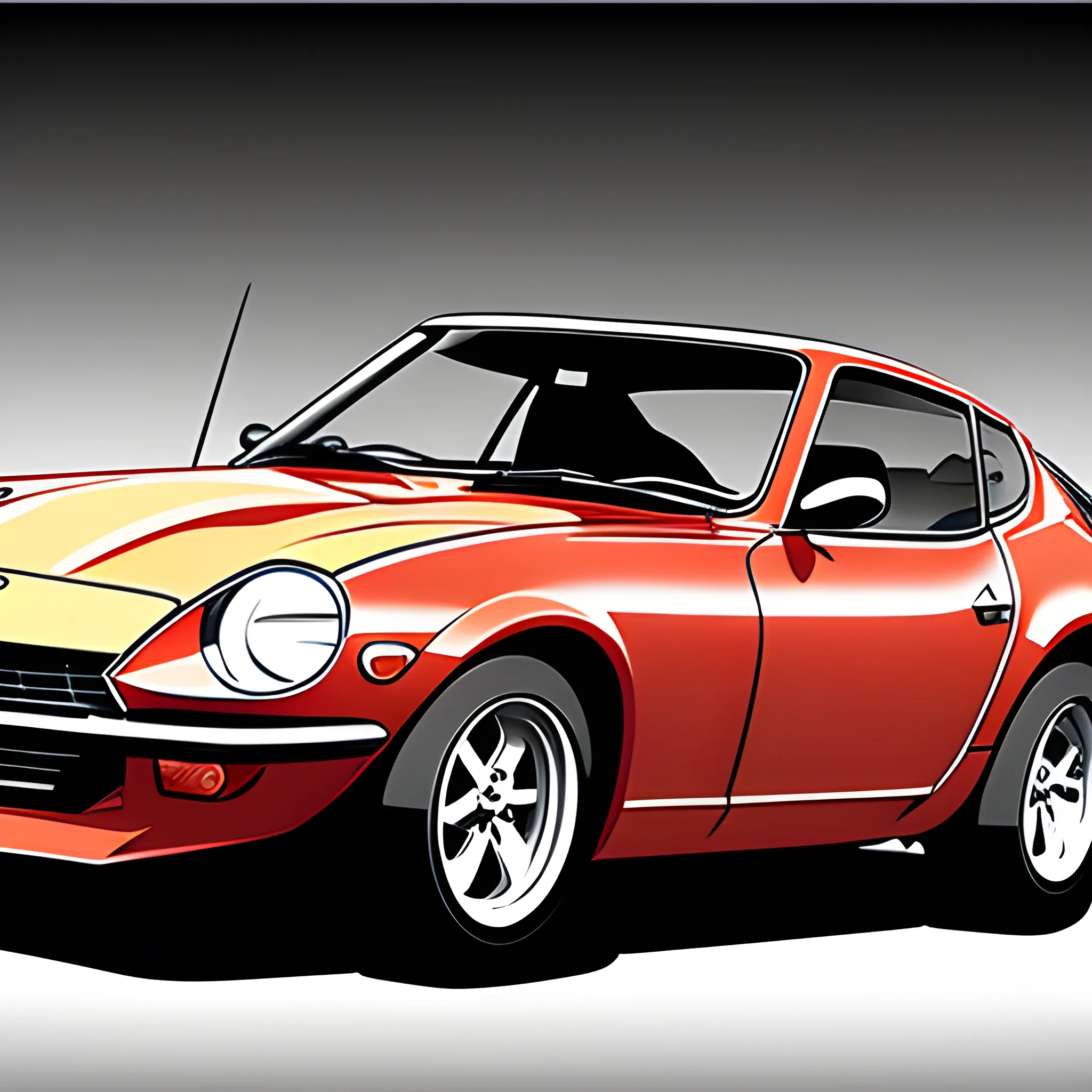 Datsun 290Z , Cartoon