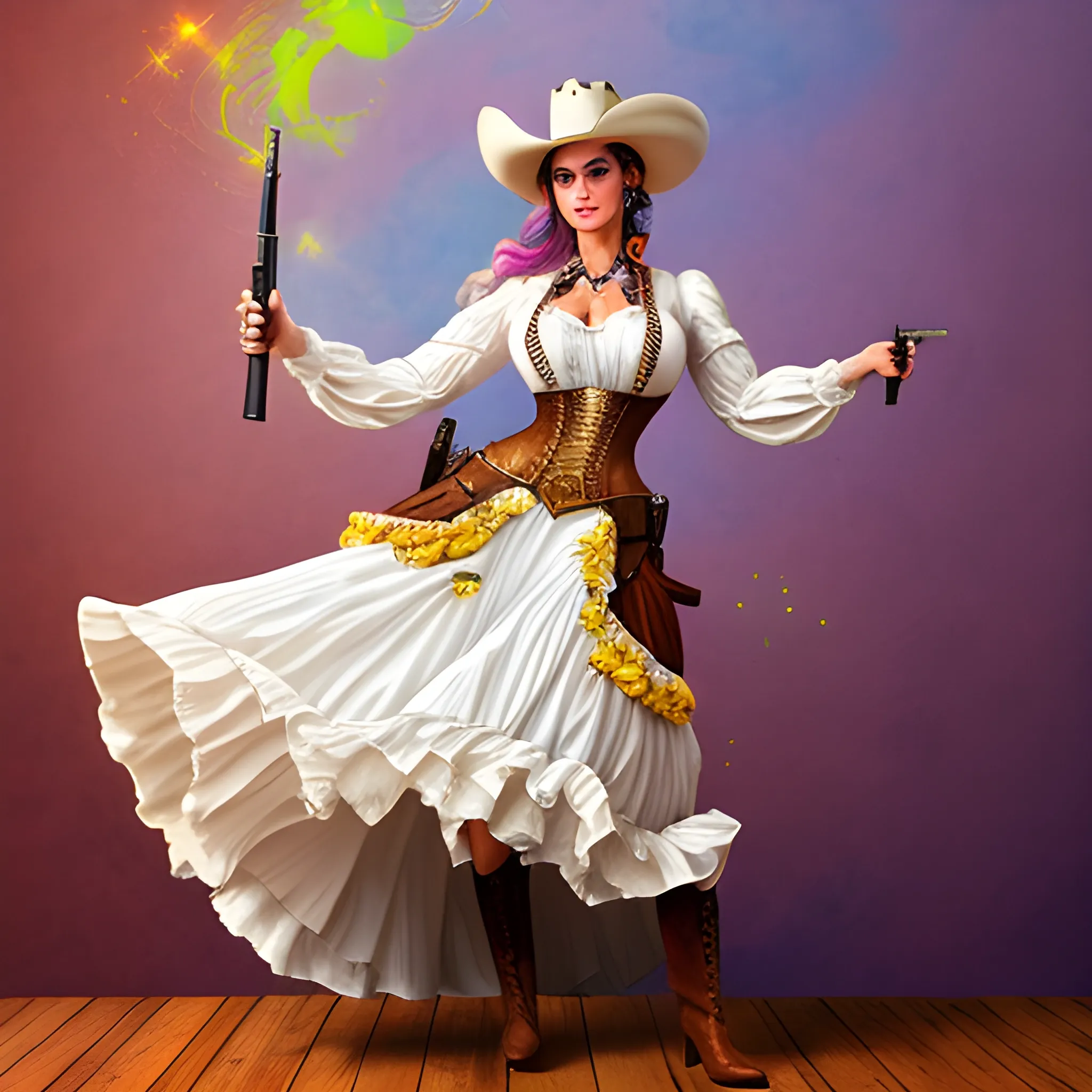 Western saloon, Beautiful Girl in a (((pure 1883 dress cowboy co ...