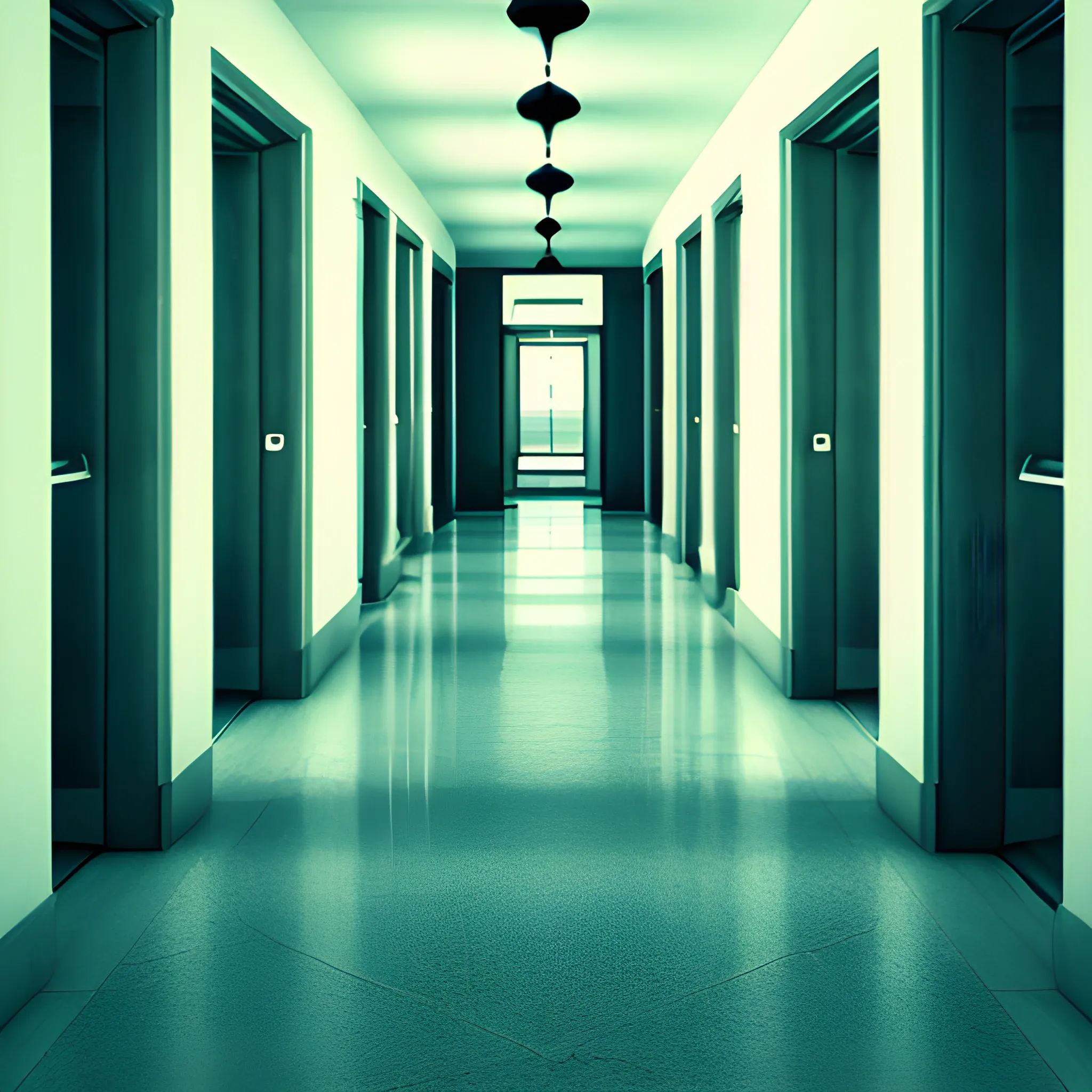 Liminal hallway.