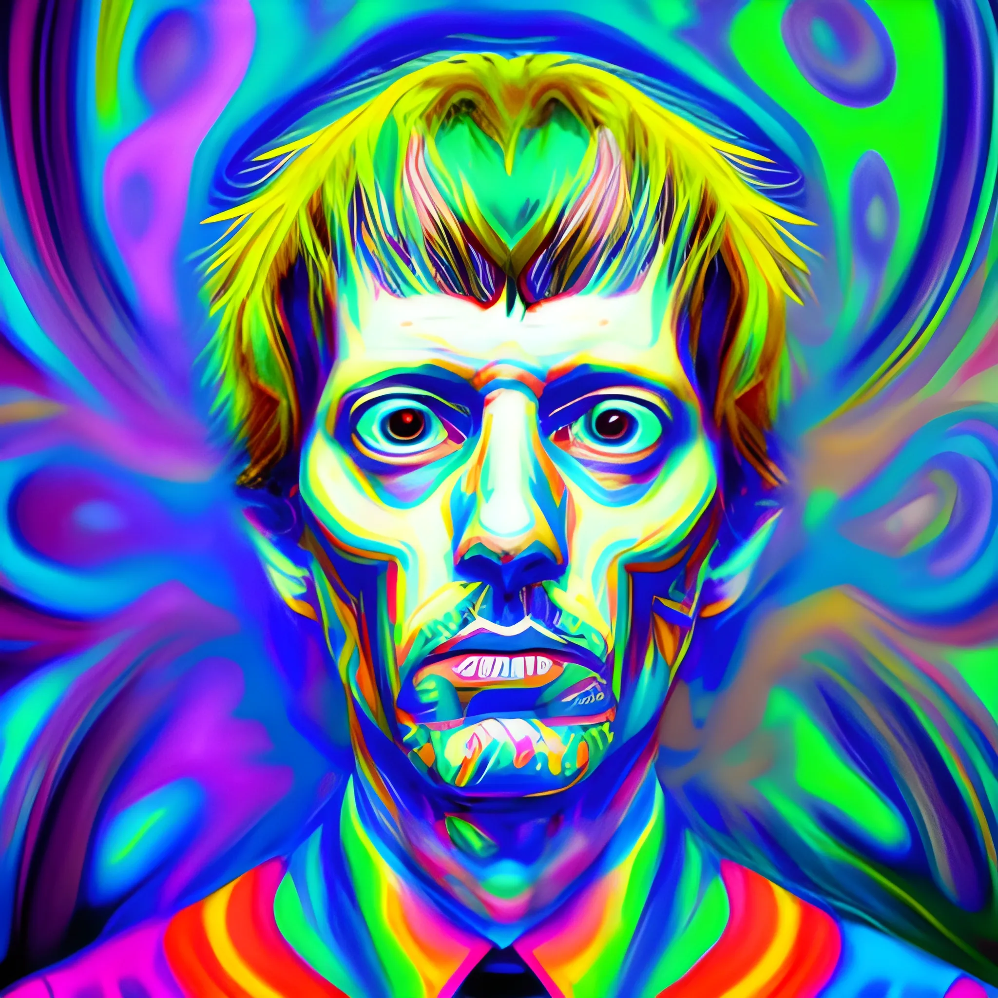 portret Trippy, Trippy - Arthub.ai