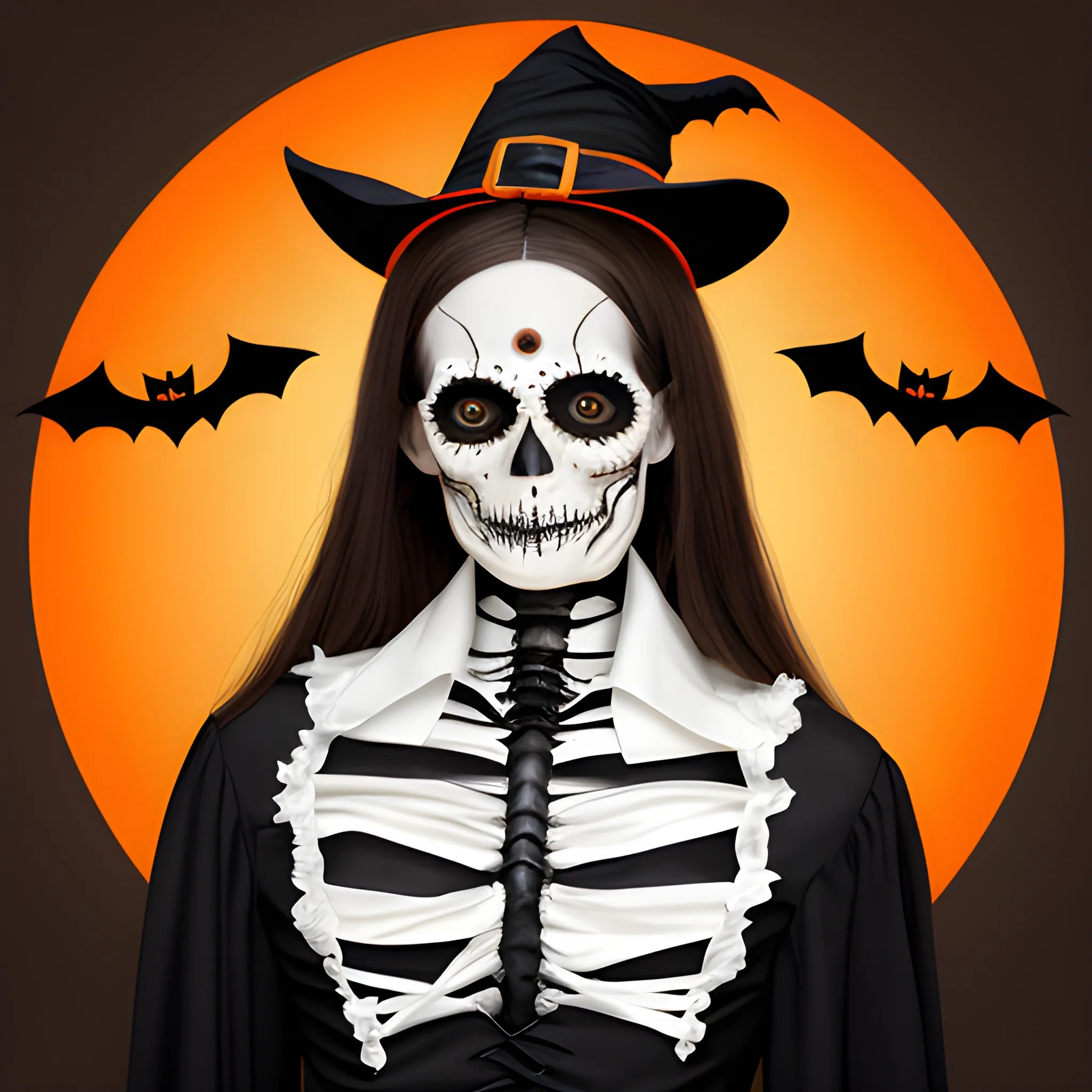 Halloween portrait in costume