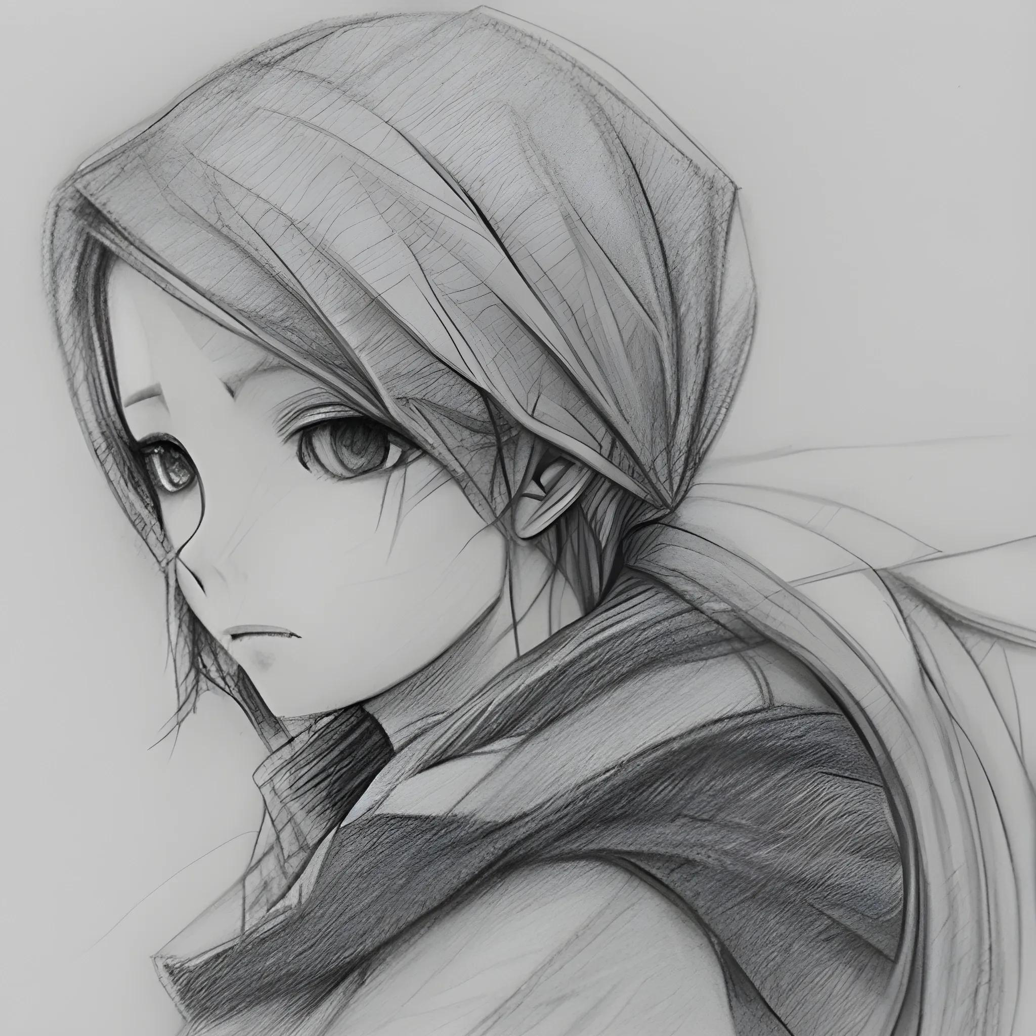 Cold wind, Pencil Sketch