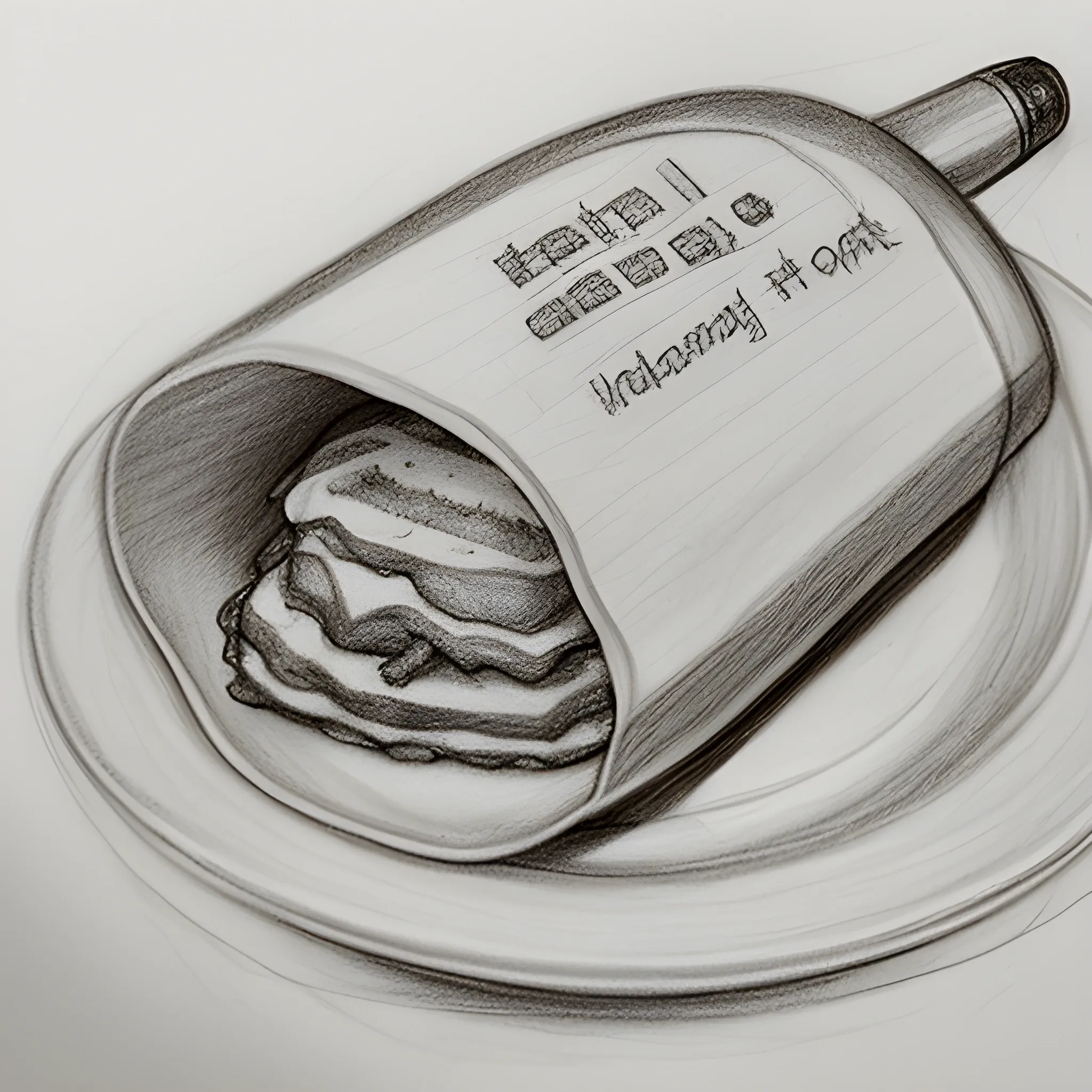 food, Pencil Sketch