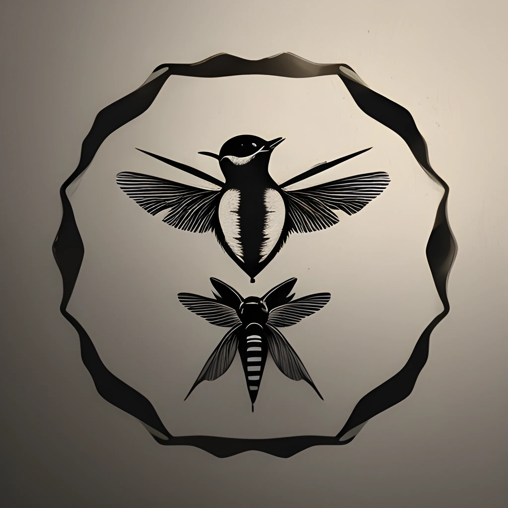 hive and a swallow logo

