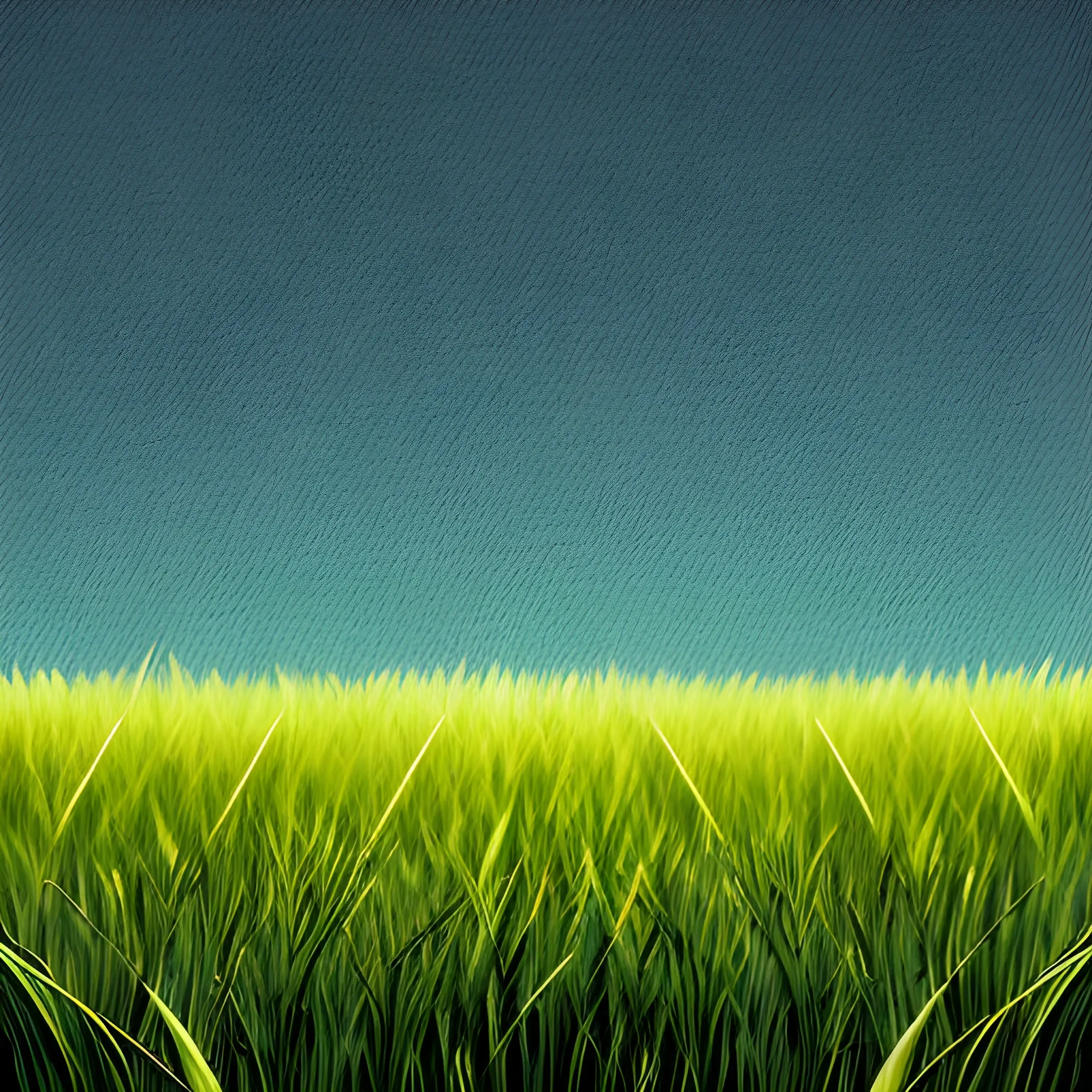 Create an image of a field with grass, Comic style