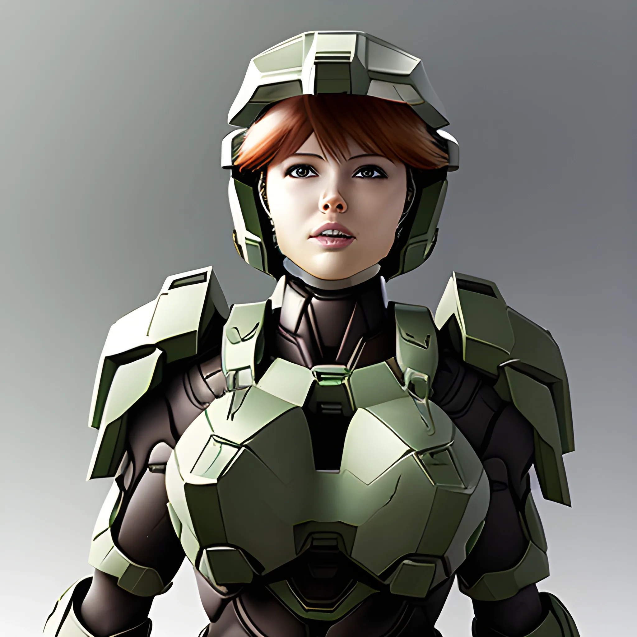 safe for work lewd Halo female spartan
