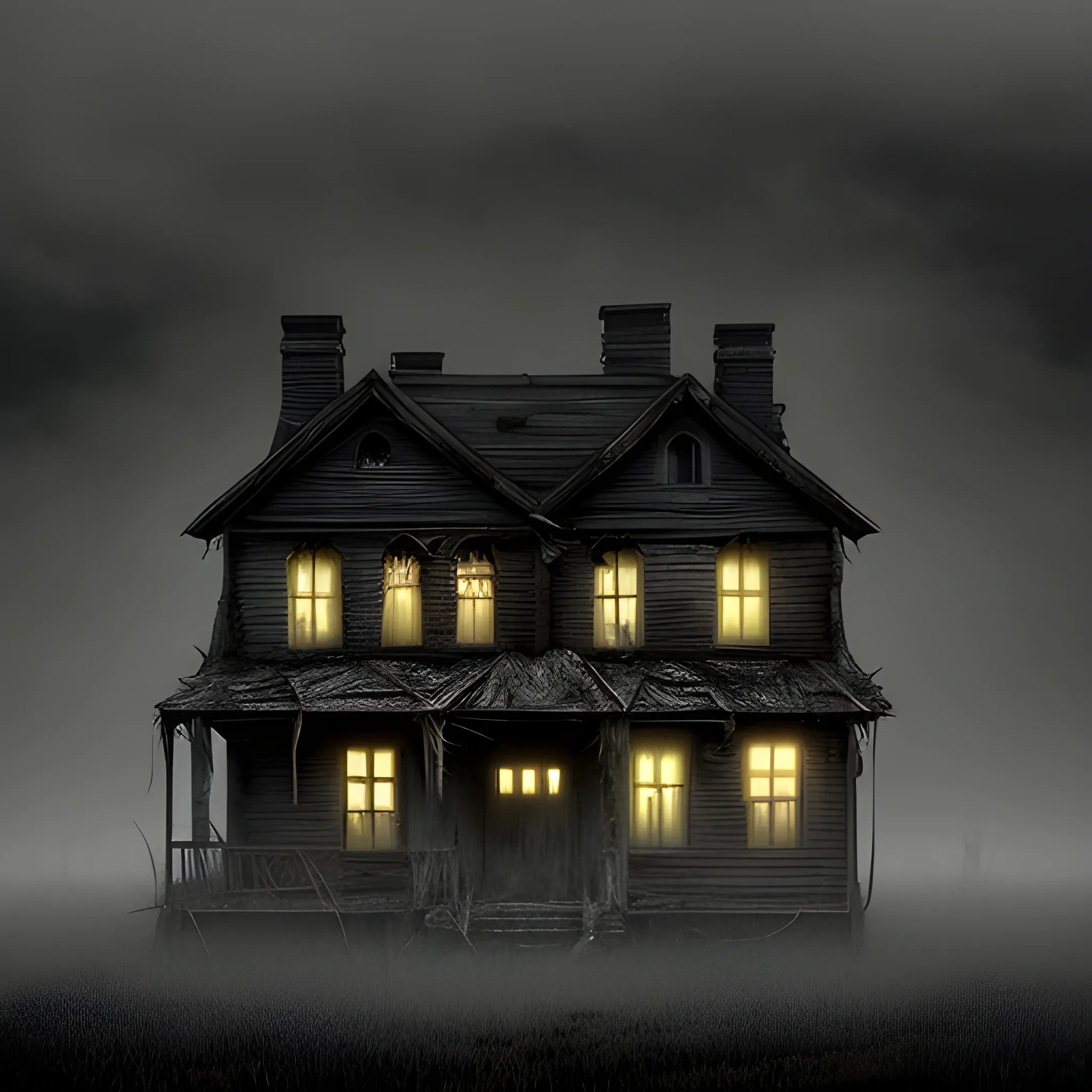 "An old, dilapidated house on a cold and rainy night, with a dark, ominous aura."
"A haunted house at the outskirts of town, surrounded by fog and tall, dead trees."
ugly, 

deformed, 

noisy, 

blurry, 

distorted, 




