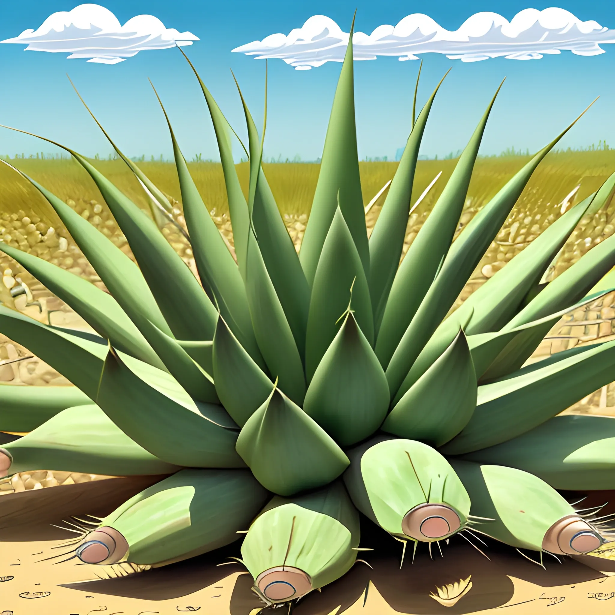 AGAVES KARWINSKII
, Cartoon