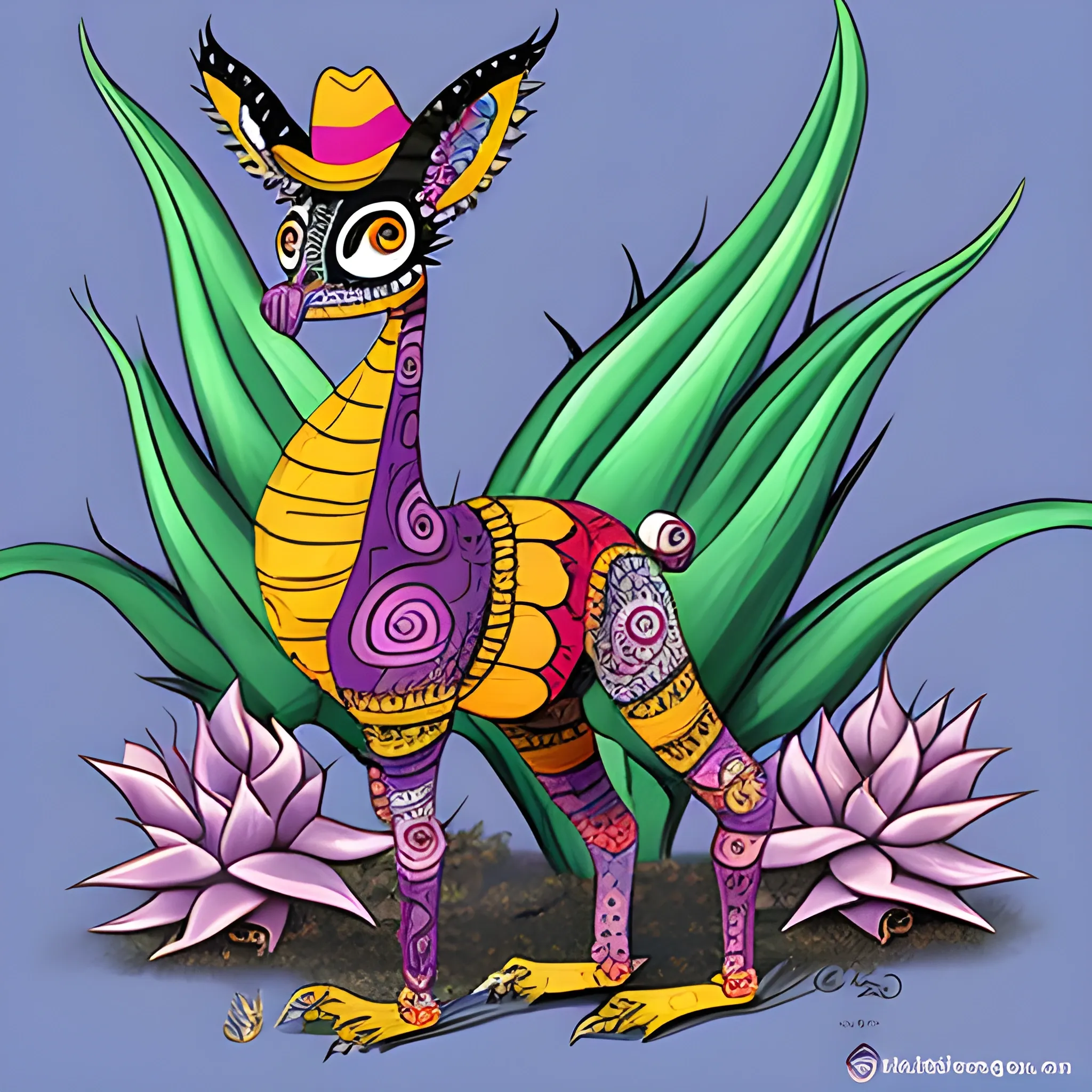 ALEBRIJE DE AGAVE, Cartoon