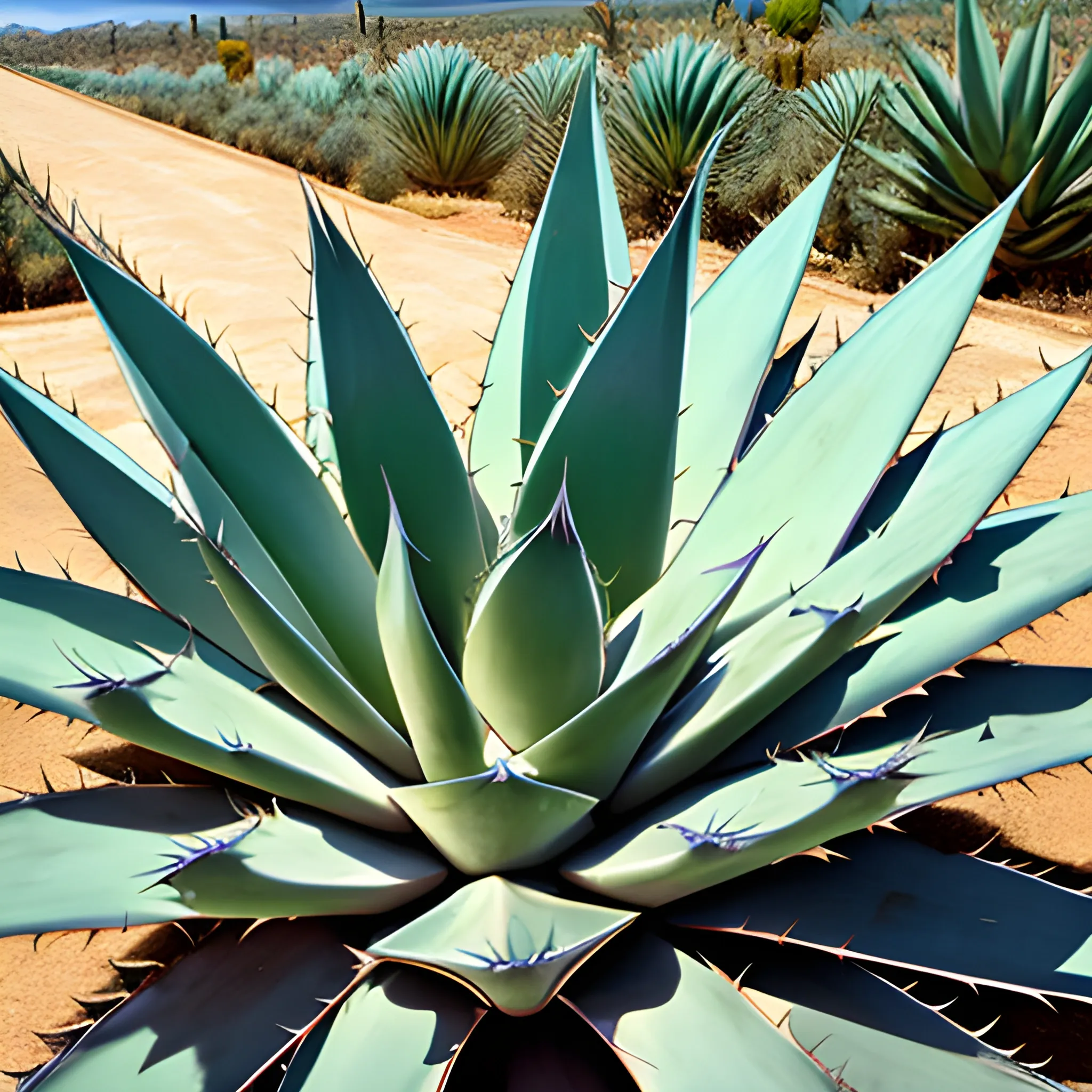 AGAVE SIN PENCAS