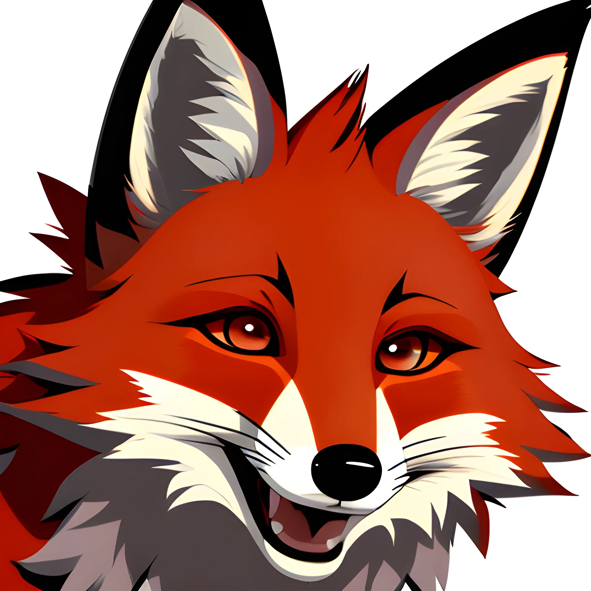 furry, fox , red and grey fur, Cartoon, gaming