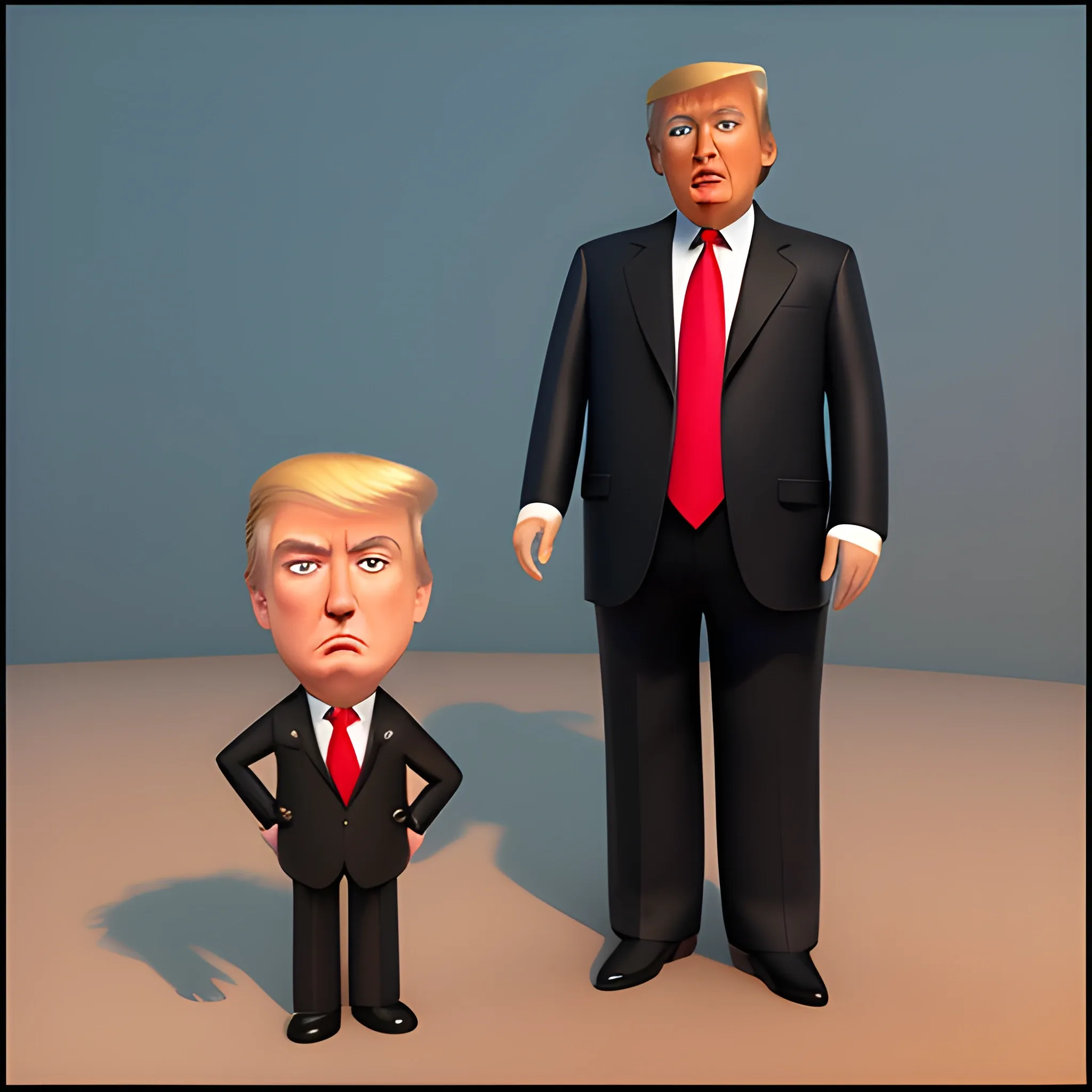 Donald Trump , 3d, Pixar style