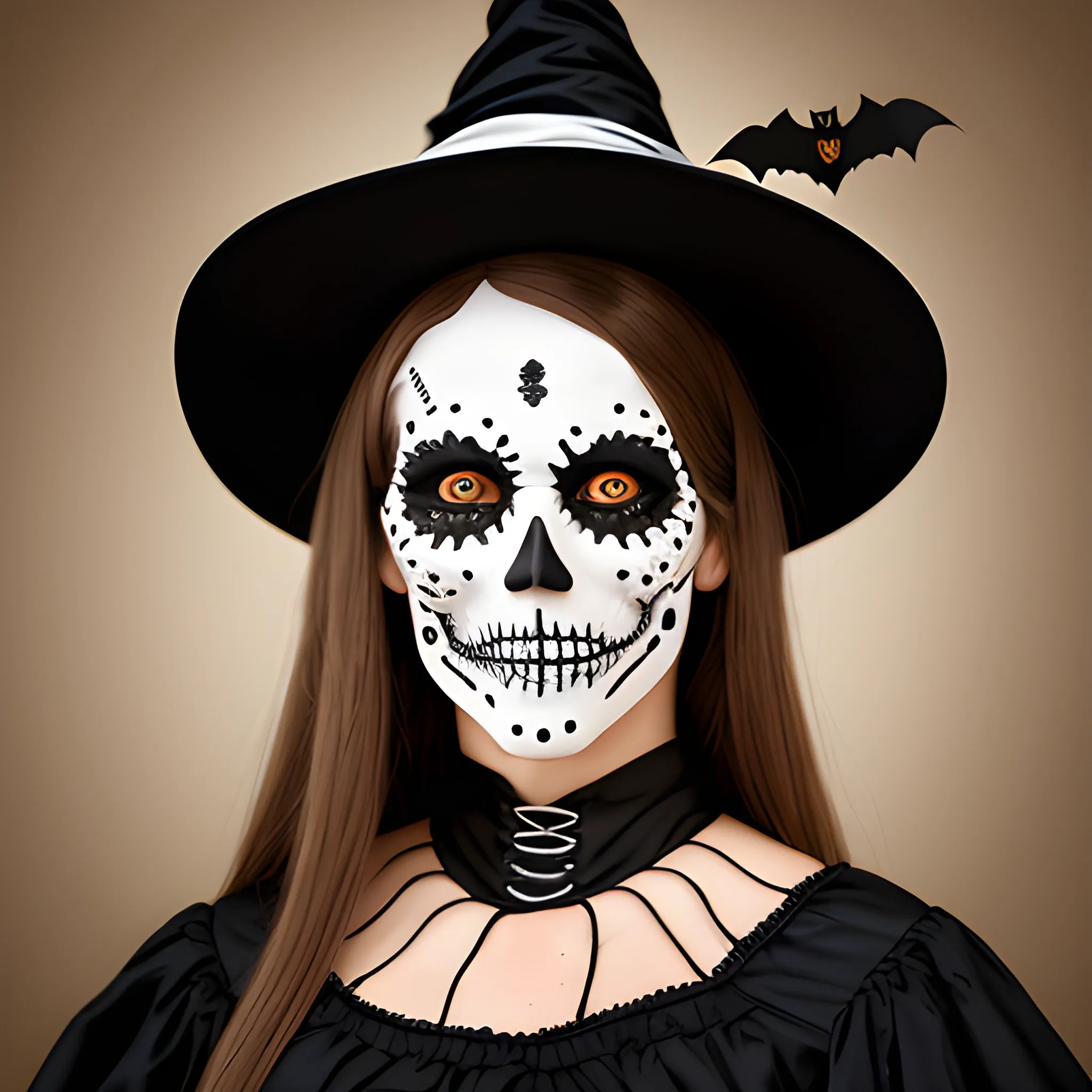 Halloween portrait in costume