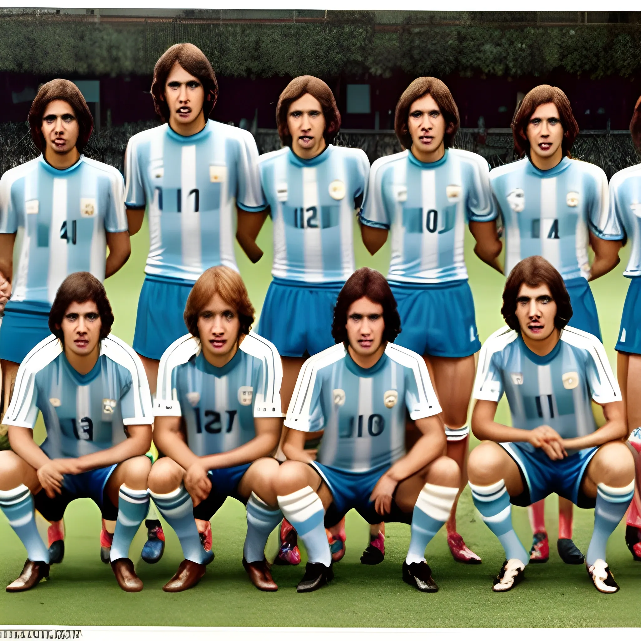 foto dela seleccion Argentina de 1978