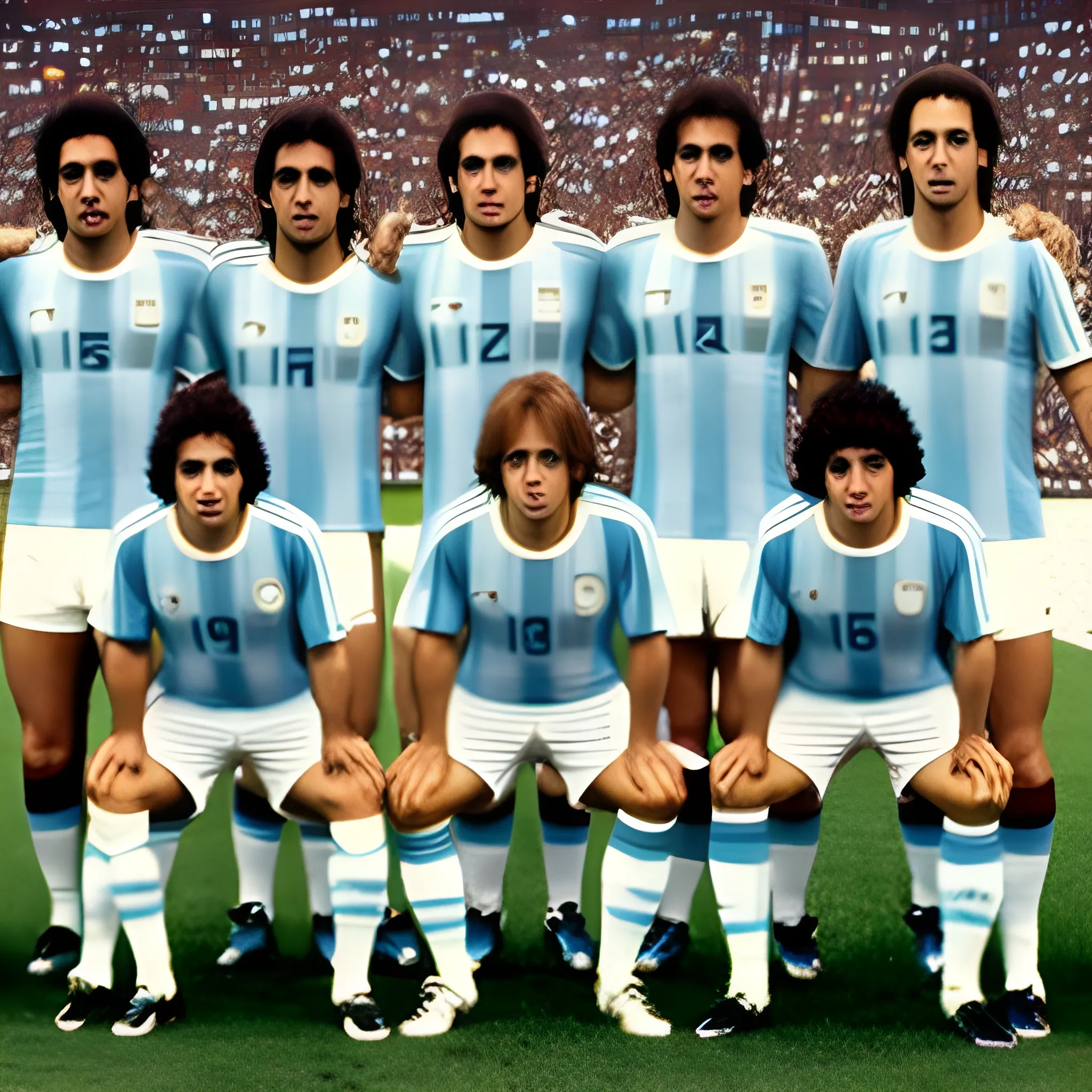 foto dela seleccion Argentina de 1986