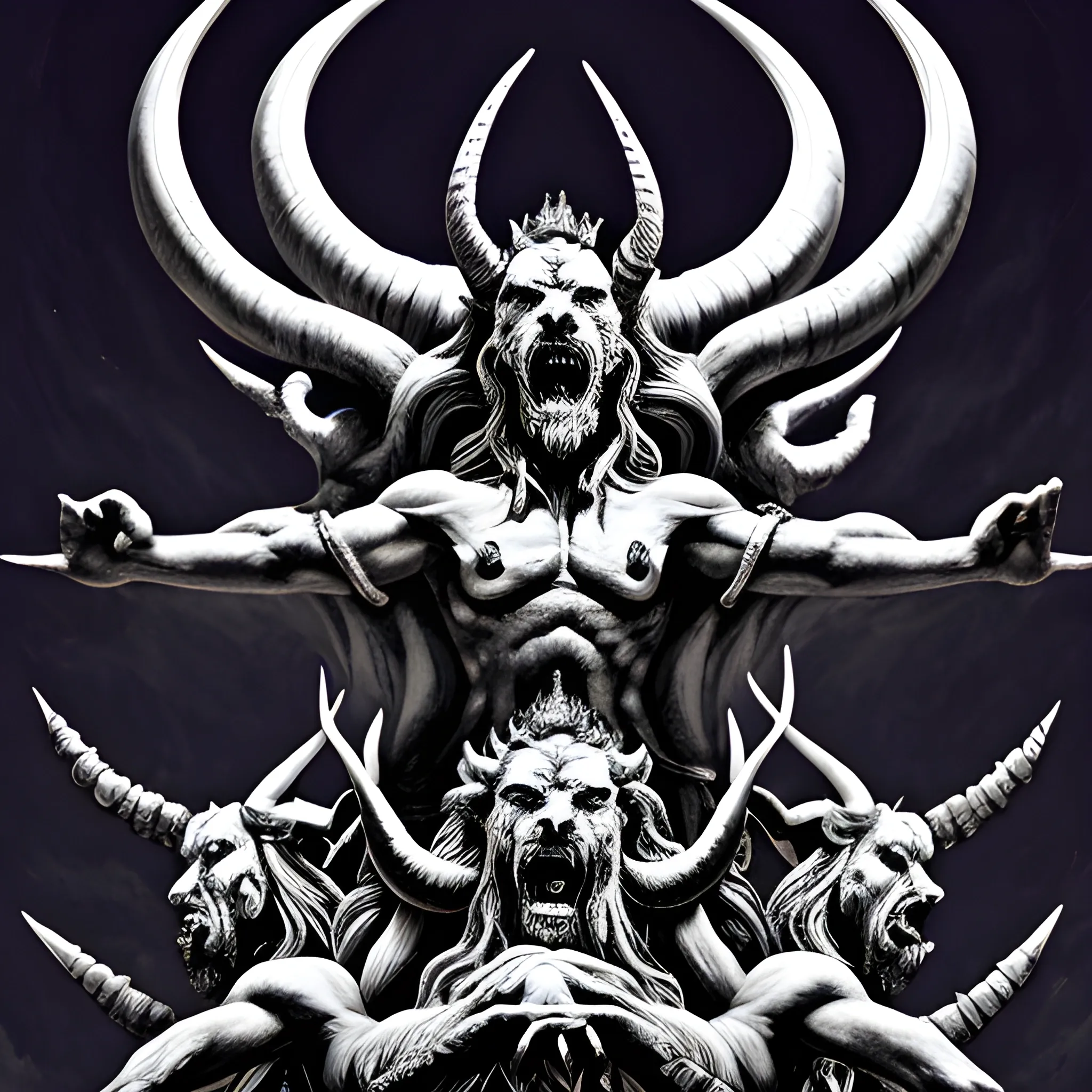 beast with seven heads and ten horns