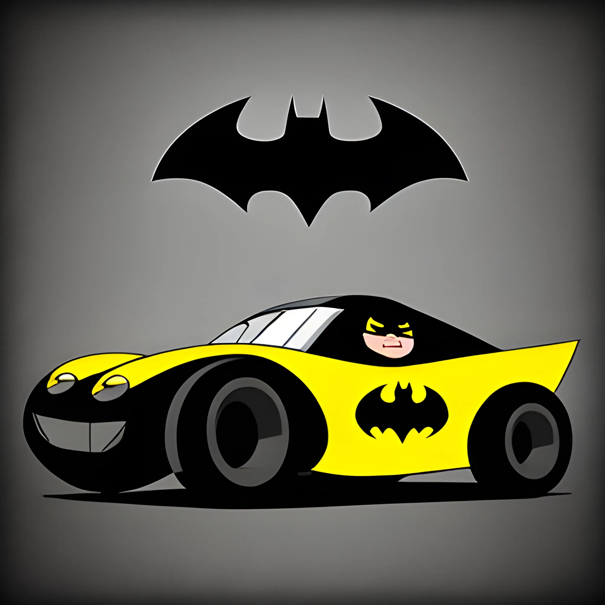 Batman car, Cartoon