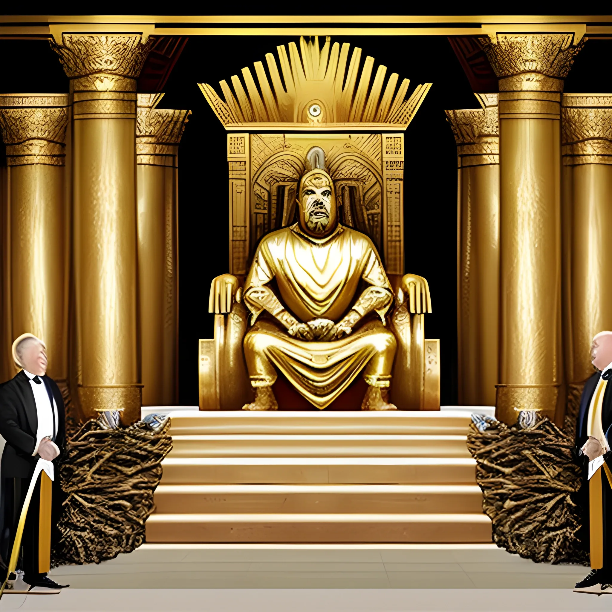 Trump sets himself up in God’s temple, proclaiming himself to be God