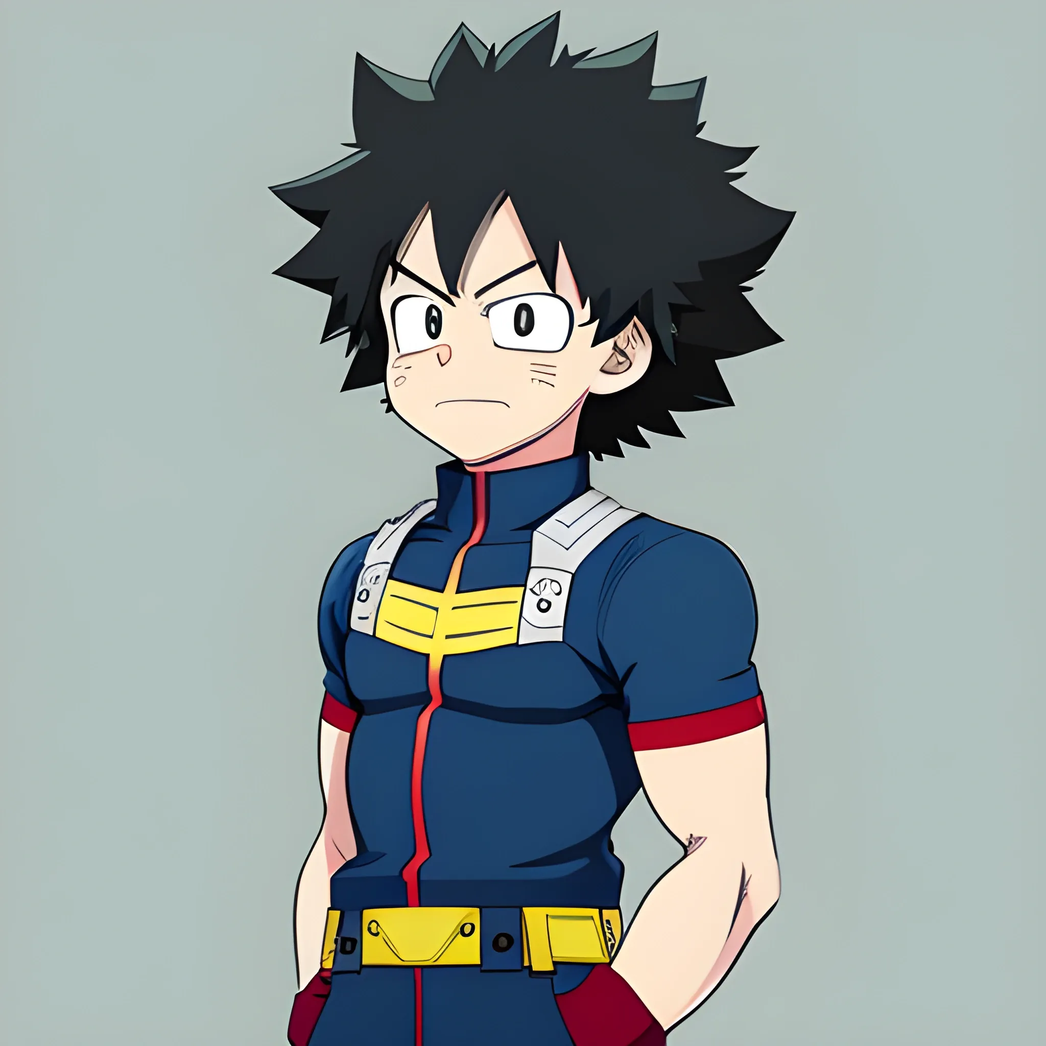 My hero academia OC 
, Cartoon fluffy hair , Cartoon