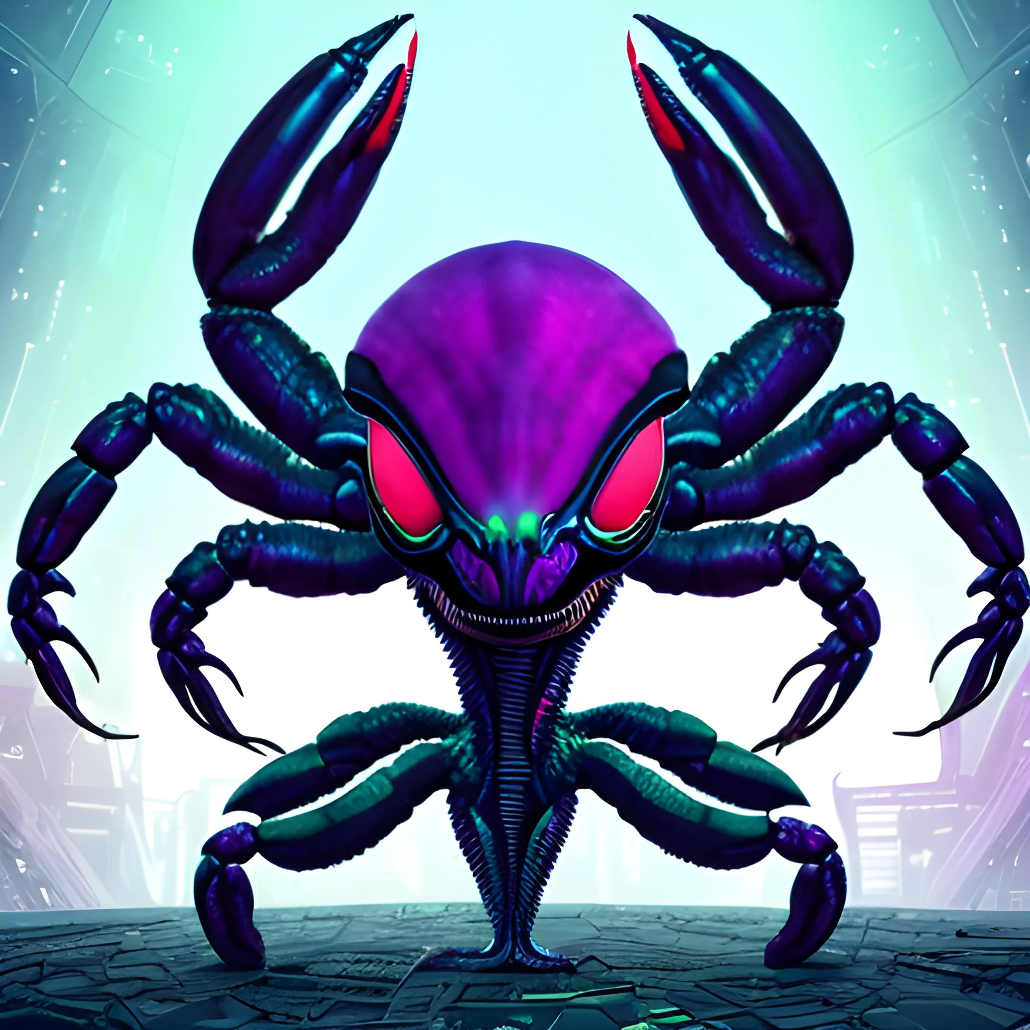Panopticon Vibrant veil Crab Xenomorph Prepping for the Rampage