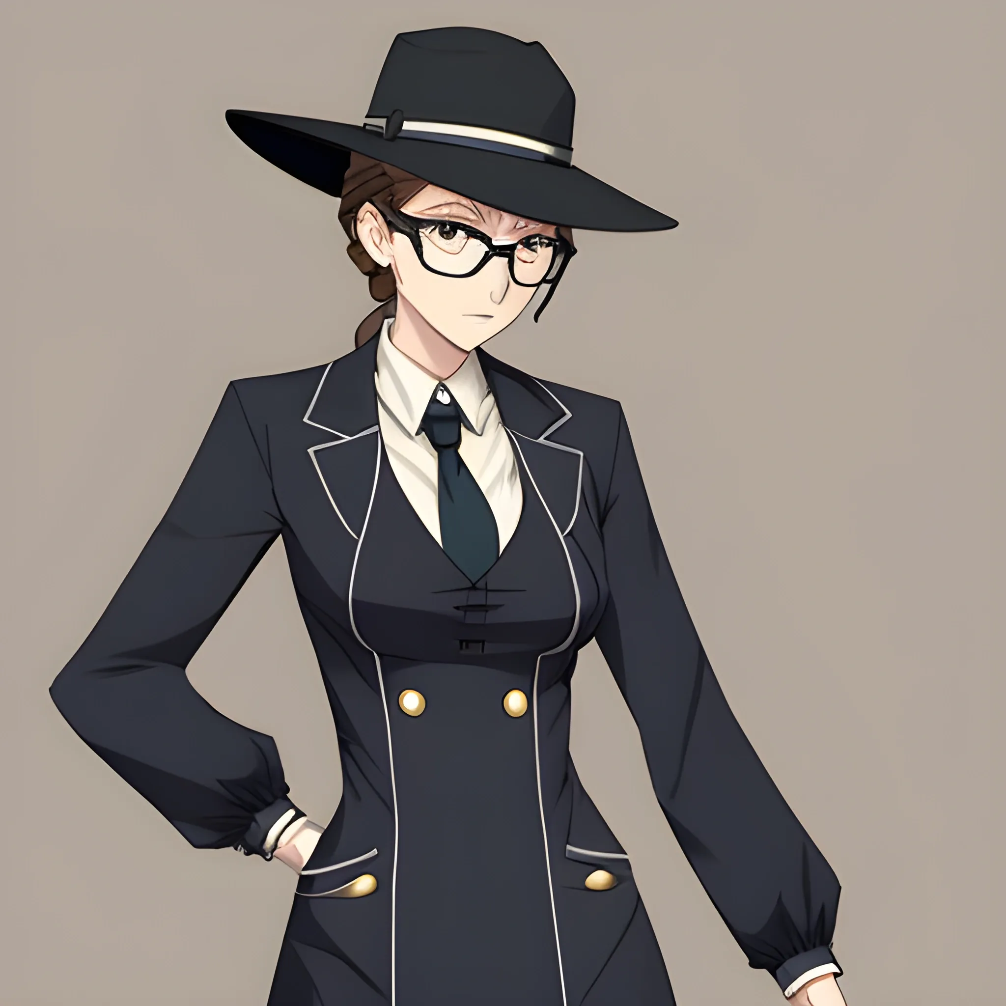 Siesta's clothing style from the anime Detective Is Already Dead can be described as elegant and refined. She often wears formal suits and dresses that accentuate her slender figure. Her wardrobe is dominated by dark colors such as black, gray and navy blue, which gives her a mysterious and mysterious look.
Siesta also often wears accessories such as glasses and hats that complement her look. Overall, her style of dress reflects her character and profession as a detective, emphasizing her intelligence and elegance.