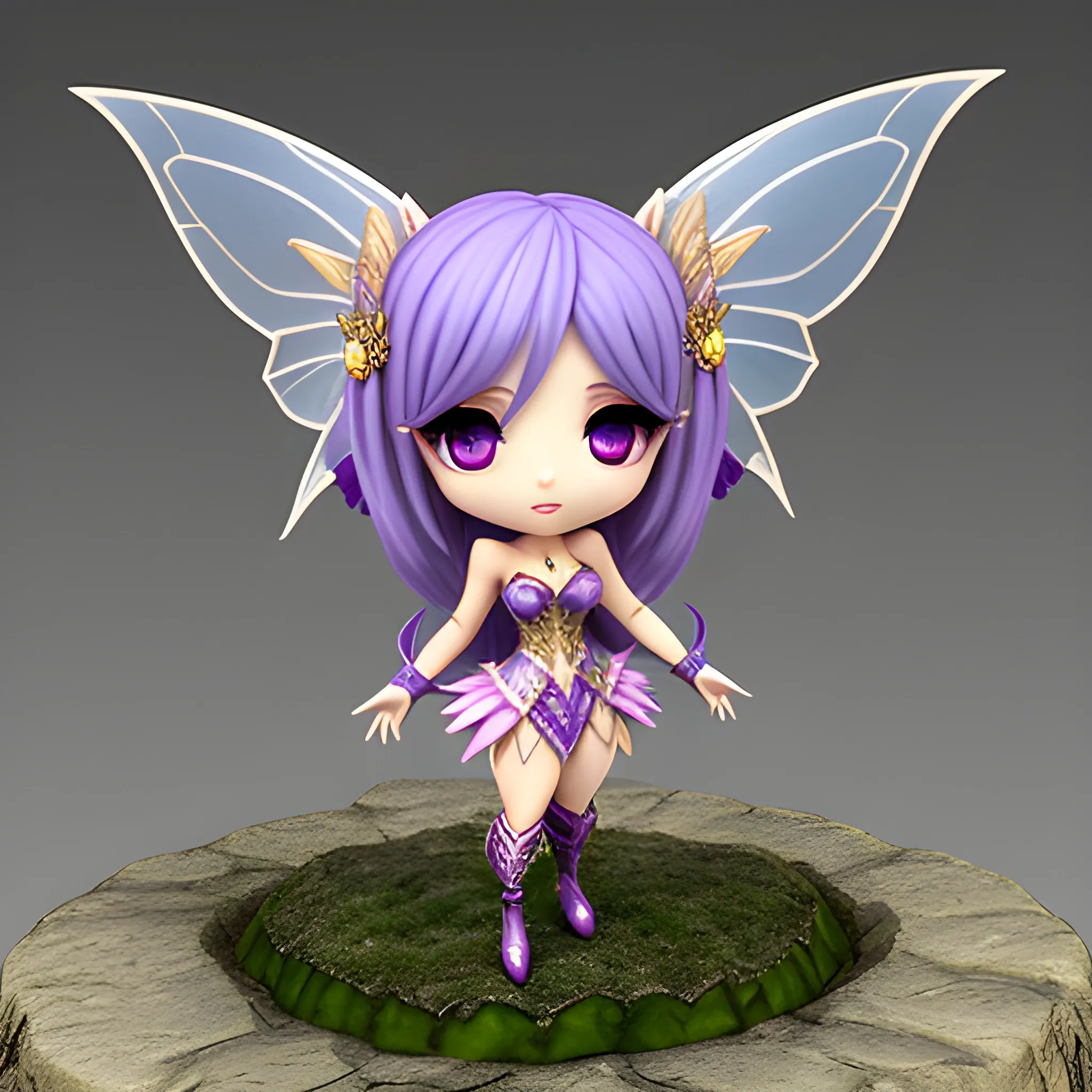 fairy, cute, chibi, , 3D, high resolution, fantasy, girl