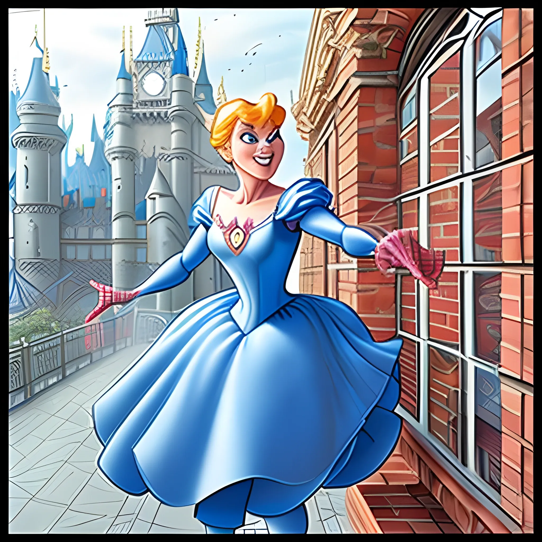 cinderella is spiderman


