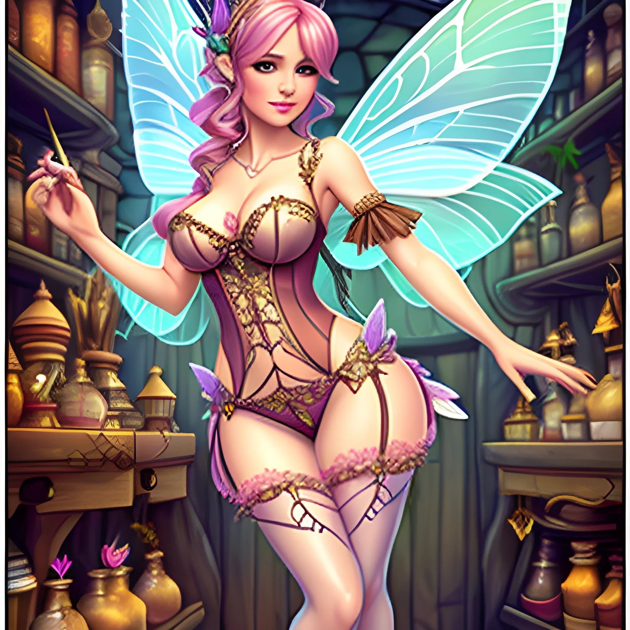 sexy fairy shopkeep
