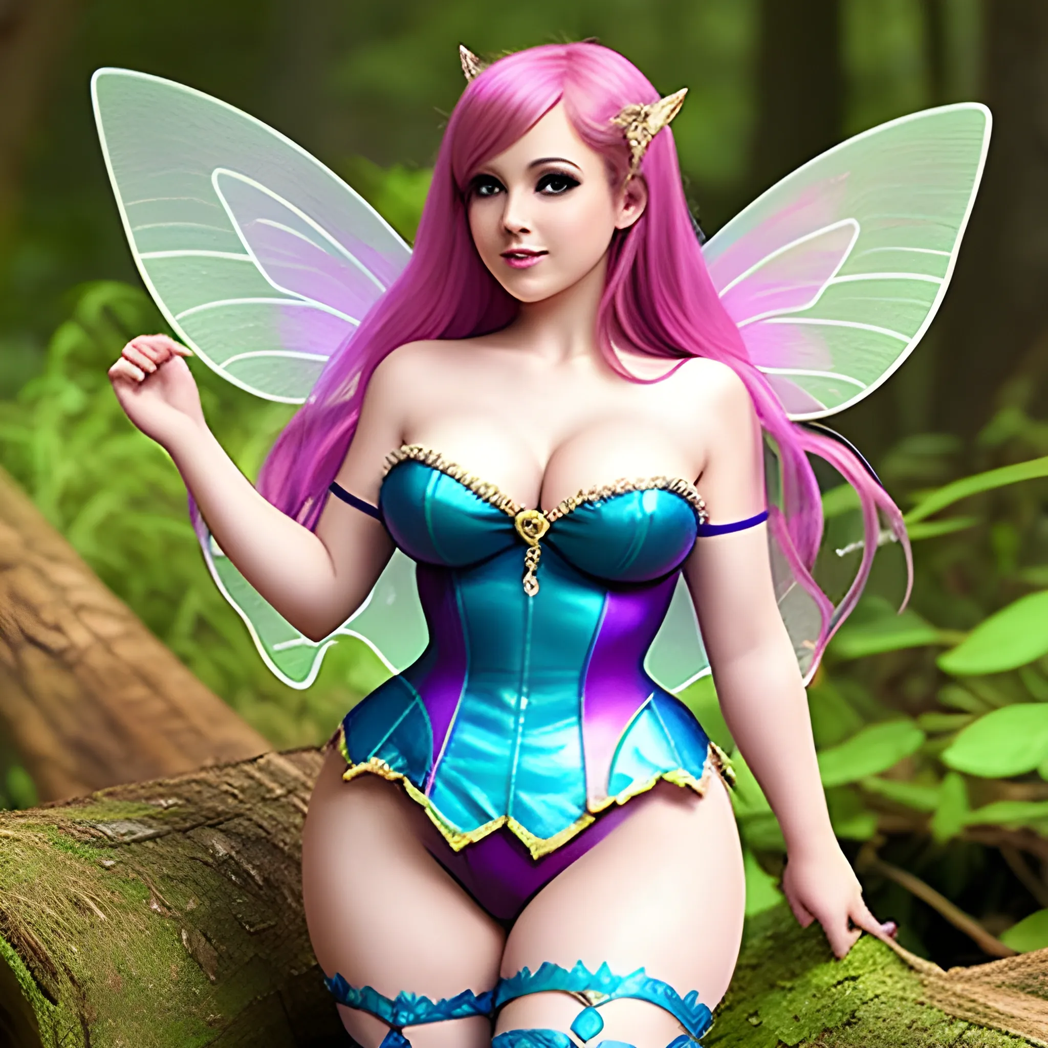 super sexy fairy  with curves

