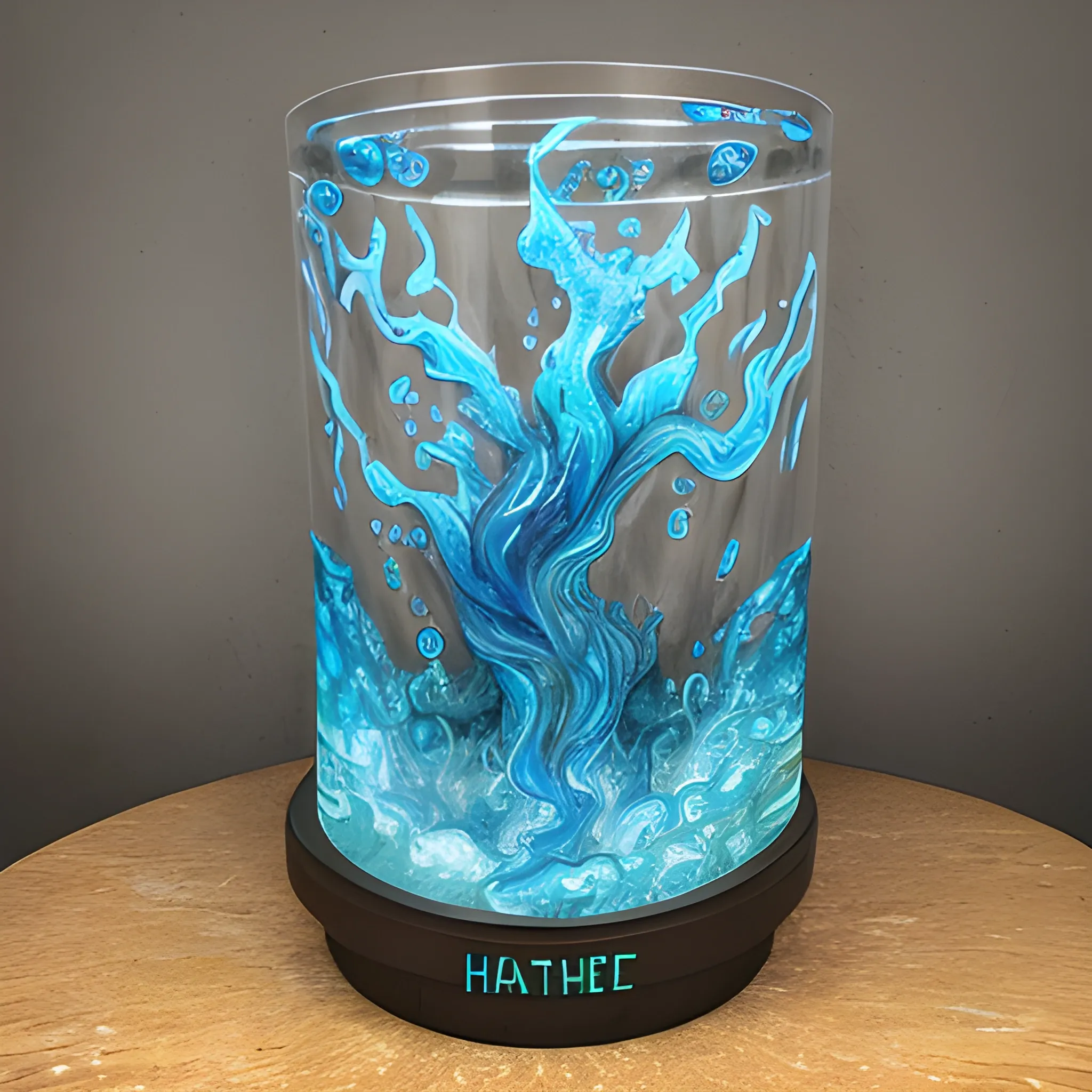 Heaethstone art, water elemental
