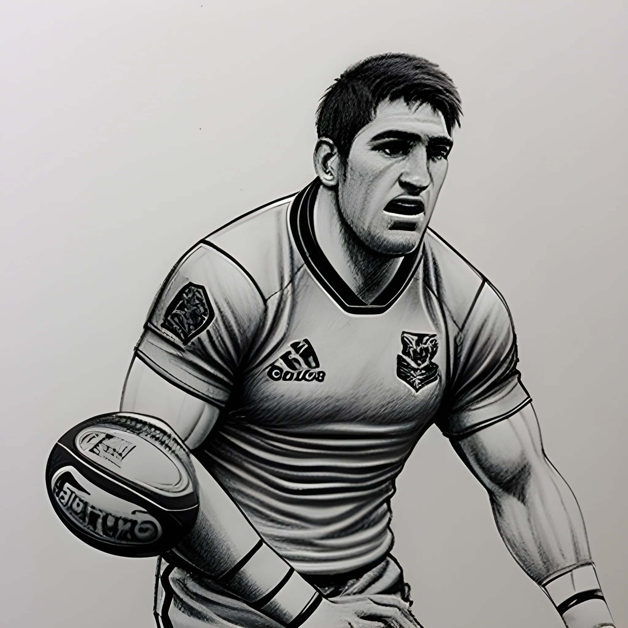 , Pencil Sketch, monumento 
rugby