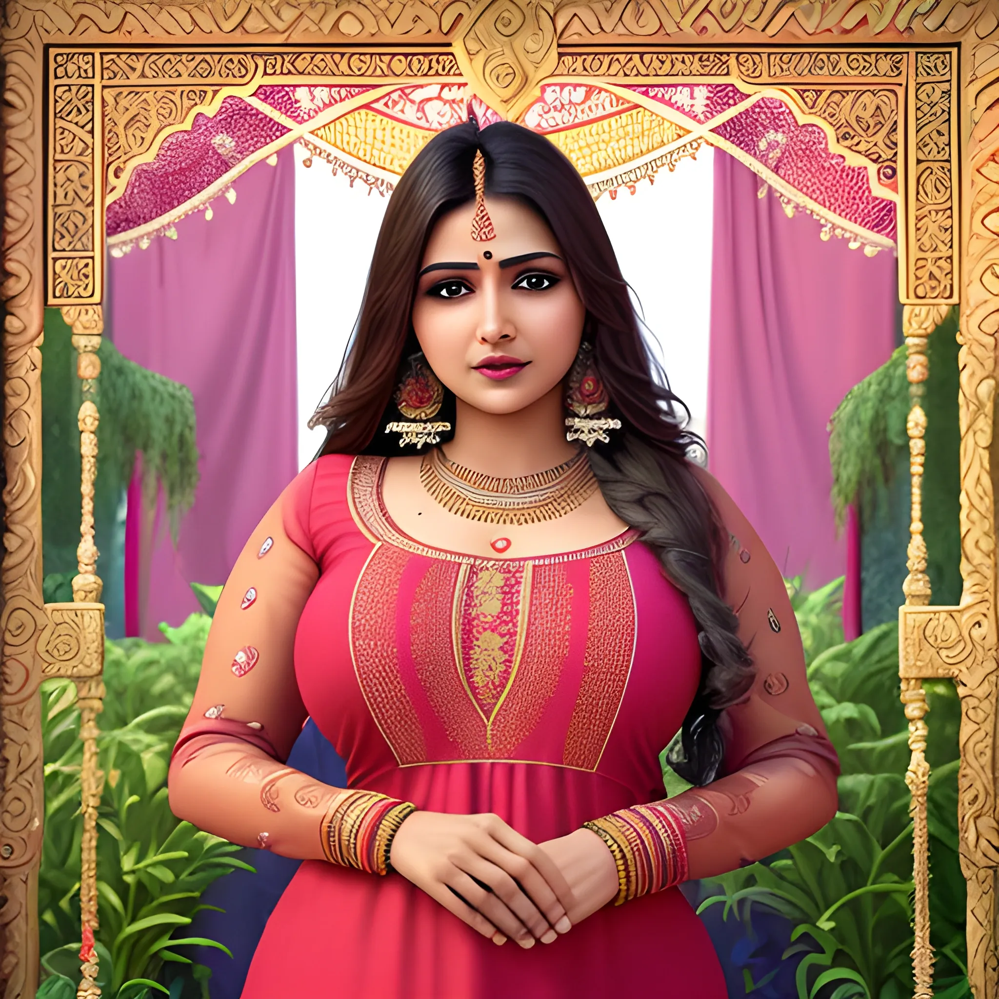 (best quality,4k,8k,highres,masterpiece:1.2),ultra-detailed,(realistic,photorealistic,photo-realistic:1.37) Park Garden park mein Khet Ki kam gahrai ,sexy Indian hot women with salwar kameez big and curvy ass,beautiful detailed eyes and lips,traditional Indian jewelry and accessories,colorful and intricate patterns on salwar kameez, graceful and alluring poses,detailed and vibrant background,soft and warm lighting,portraits,rich and vibrant colors,traditional Indian music playing in the background 