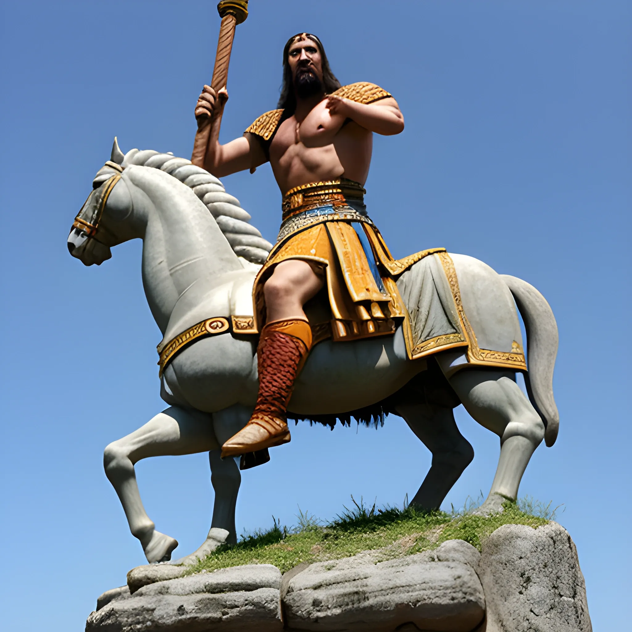 Decebal, king of dacians, king of Dacia