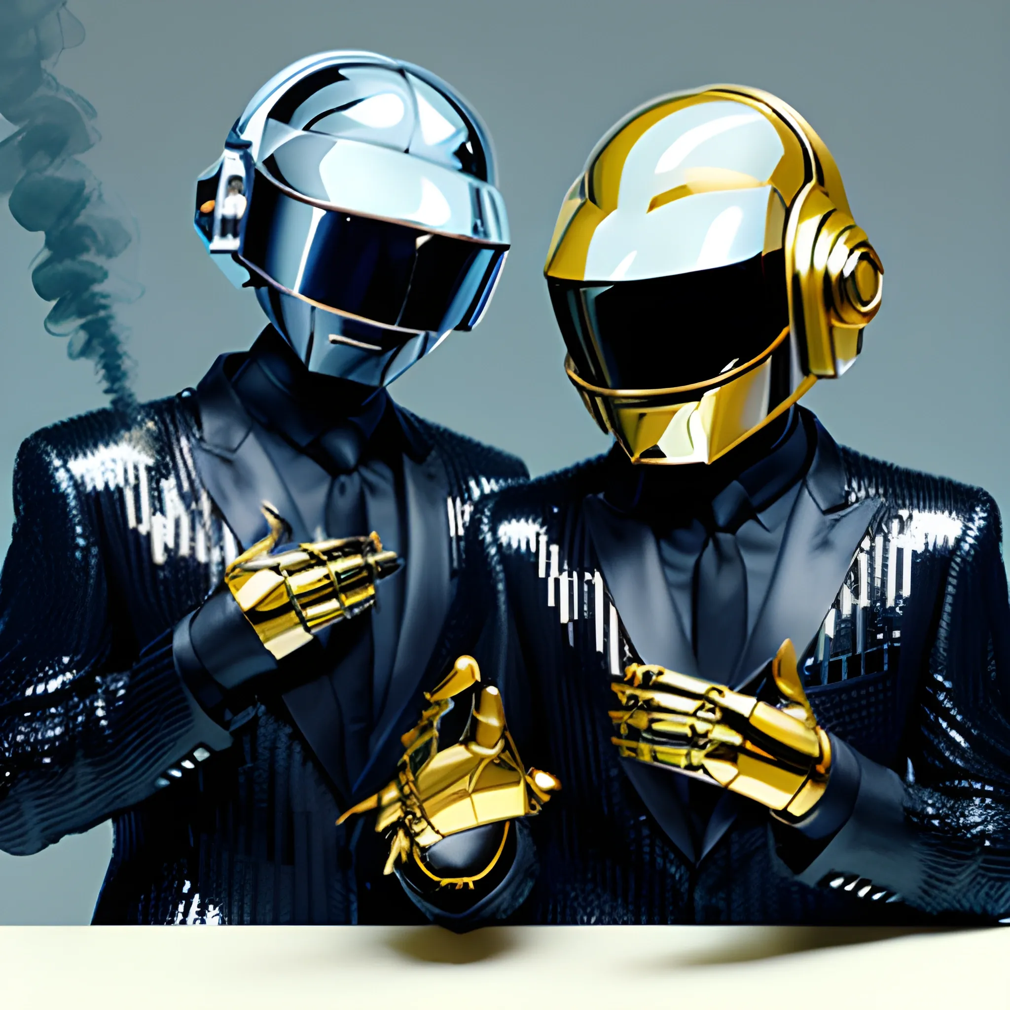 daft punk smoking weed
