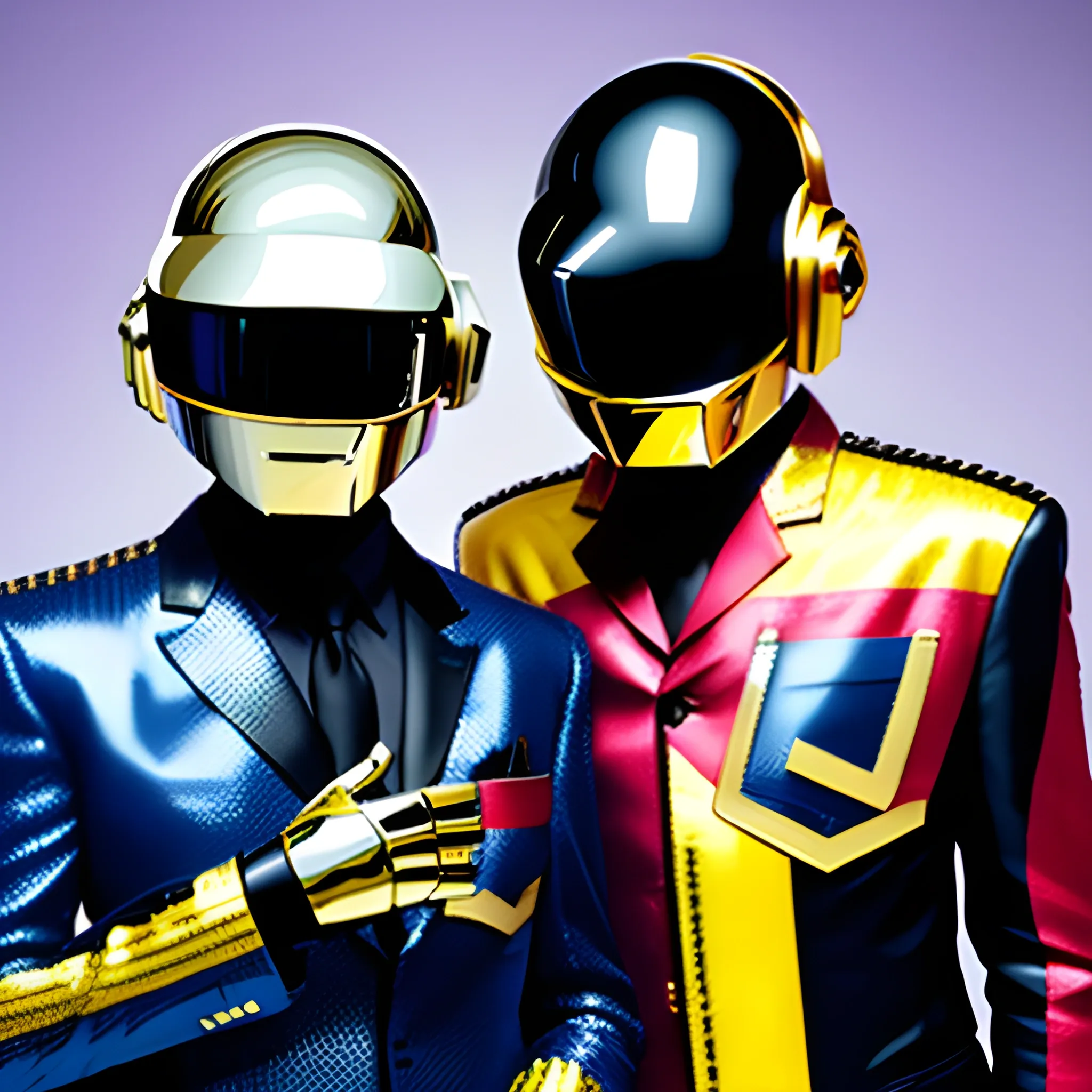 daft punk with dominican republic flag
