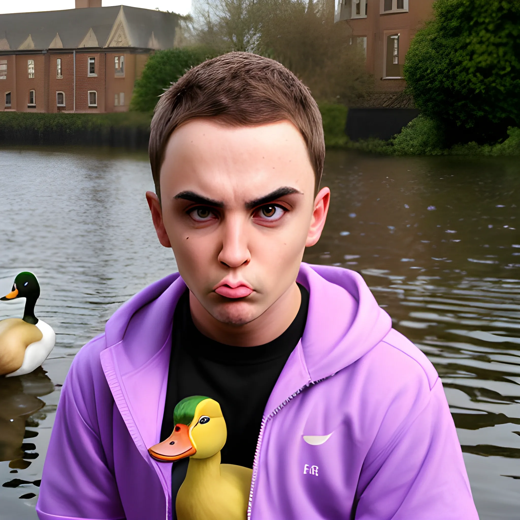 Create a chav doing a duck Face - Arthub.ai