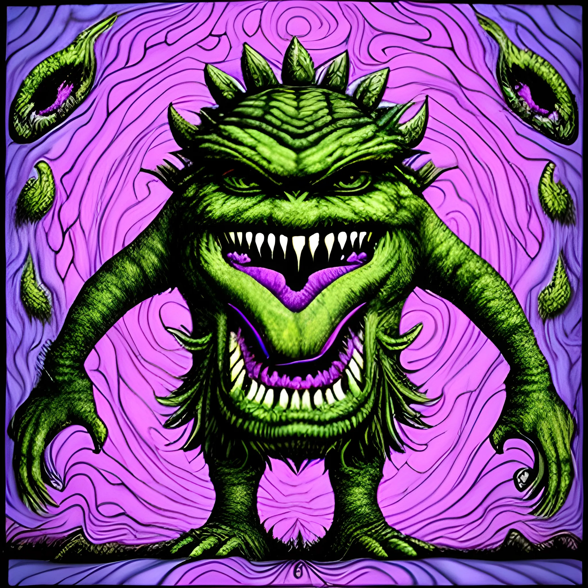 terrible monster 


, Trippy