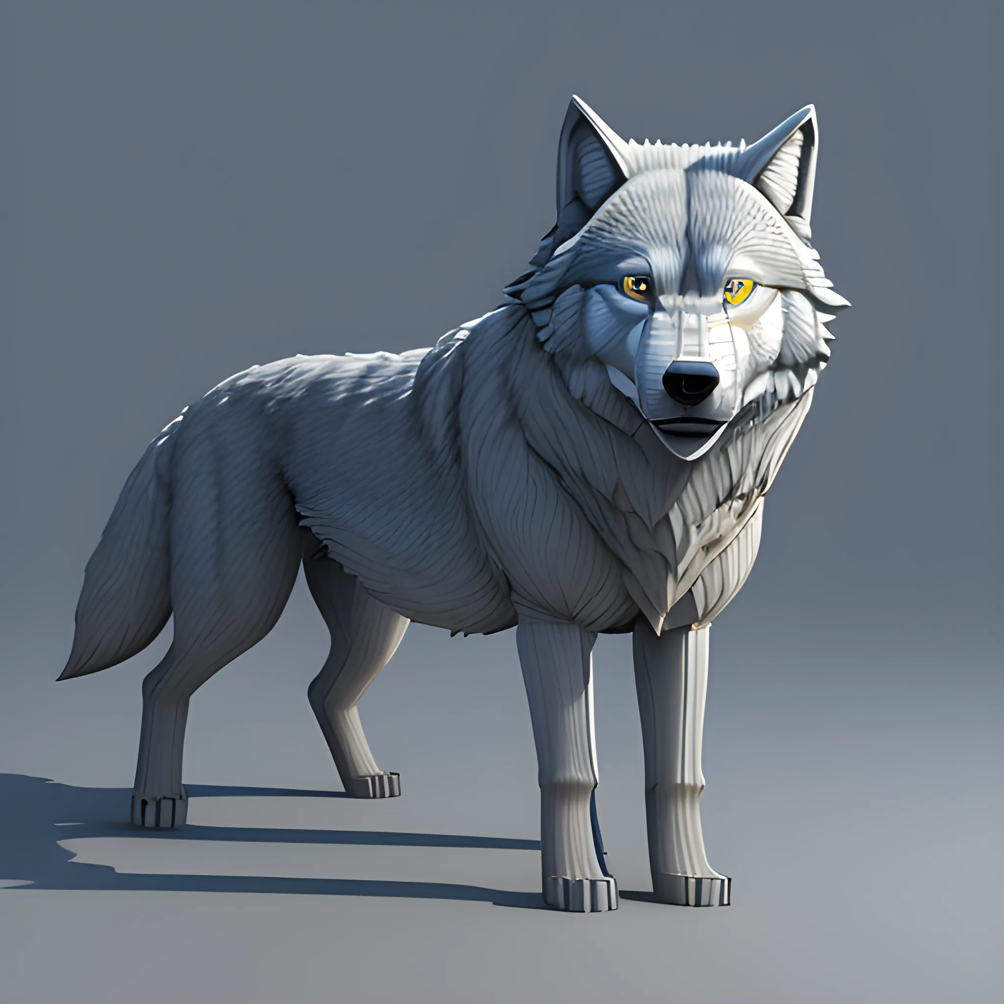 huge wolf 
, 3D