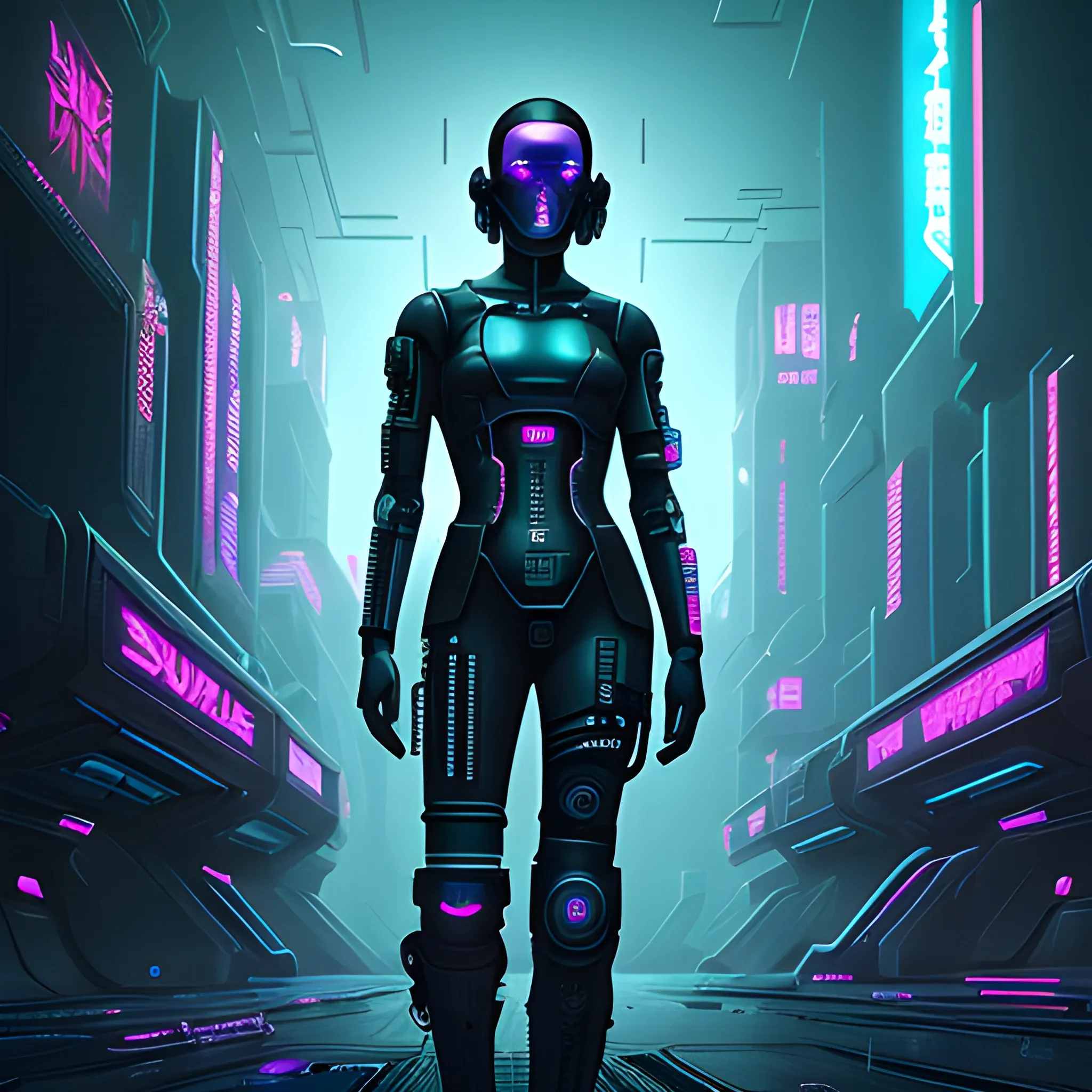 THE VOID, CYBERPUNK STYLE, SCI FI TECHNO TERROR