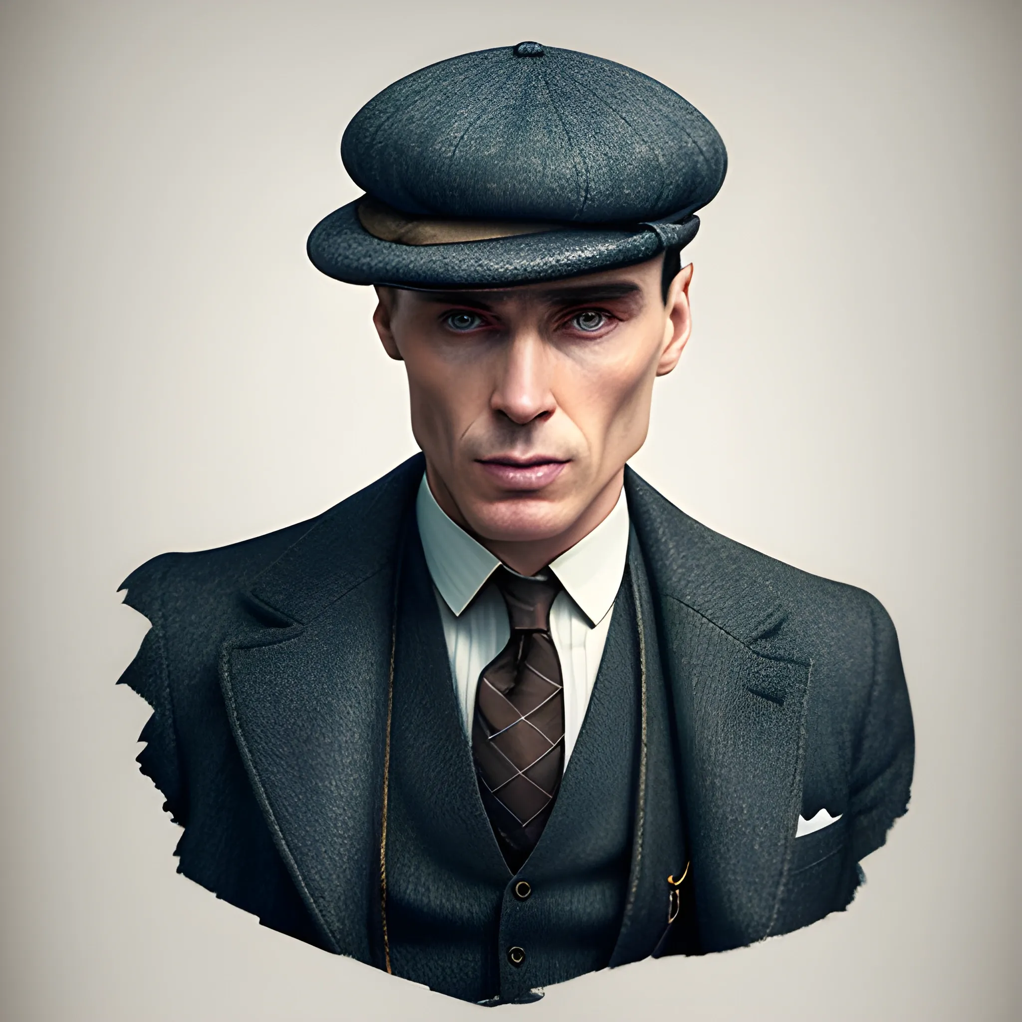 PEAKY BLINDERS TRUBUTE /// High detail RAW color photo professional, highly detail face: 1.4, a detailed portrait of Cillian Murphy wearing Tie suit with heavy overcoat and whool flat cap, dramatic color grade, dynamic angle, detailed wear, ultra detailed face and eyes, backlighting, bokeh, 19th style, Peaky Blinders style, Cartoon, Pencil Sketch, Cartoon, Cartoon, Trippy, Cartoon, Cartoon, Cartoon, Cartoon, Cartoon