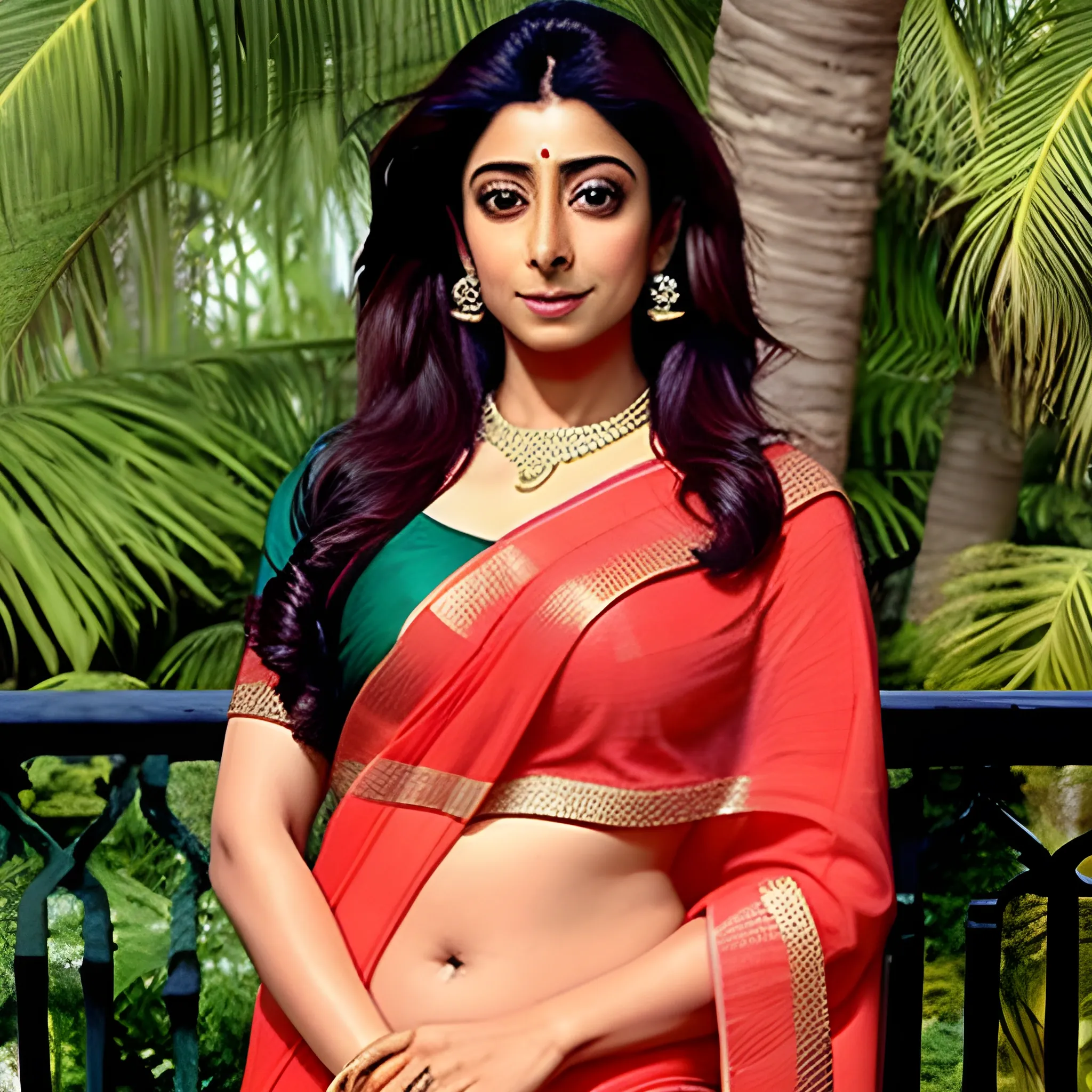 indian actress tabu saree stripped
