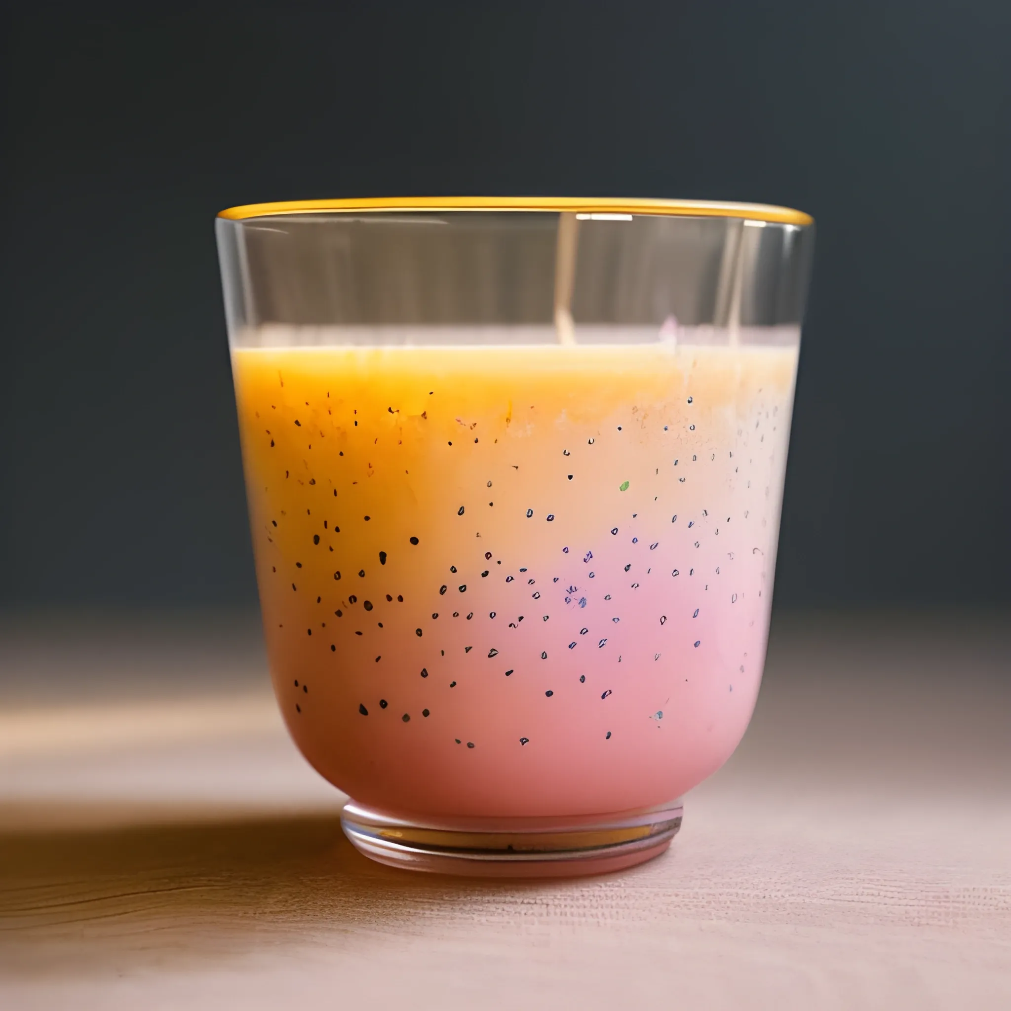 A delicate, hand-painted glass vessel overflows with a soothing concoction of blended fruits and herbs, gently illuminated by a warm, golden light. The smoothie's creamy texture and pastel hues evoke a sense of calming serenity, as if the gentle lapping of a summer breeze could extinguish the fiery discomfort of acid reflux.