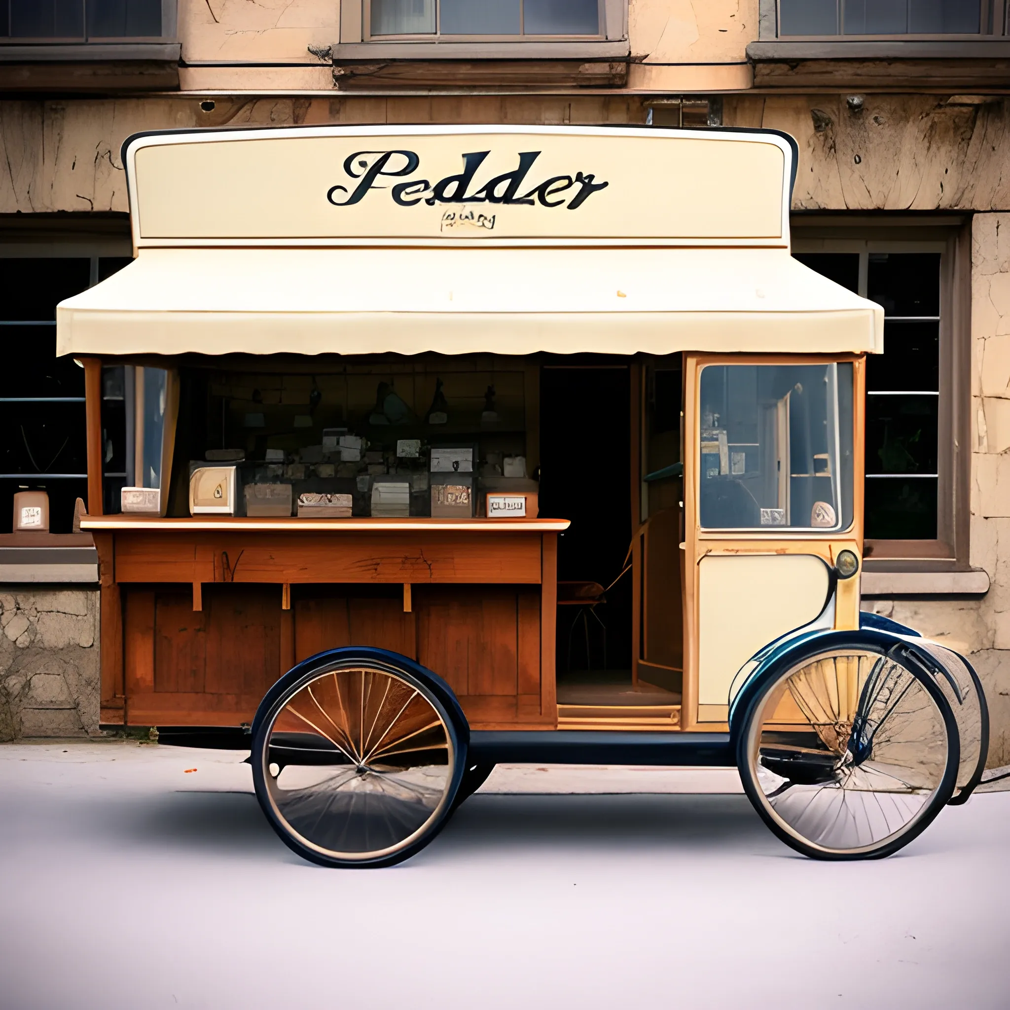 peddler, vintage, logo