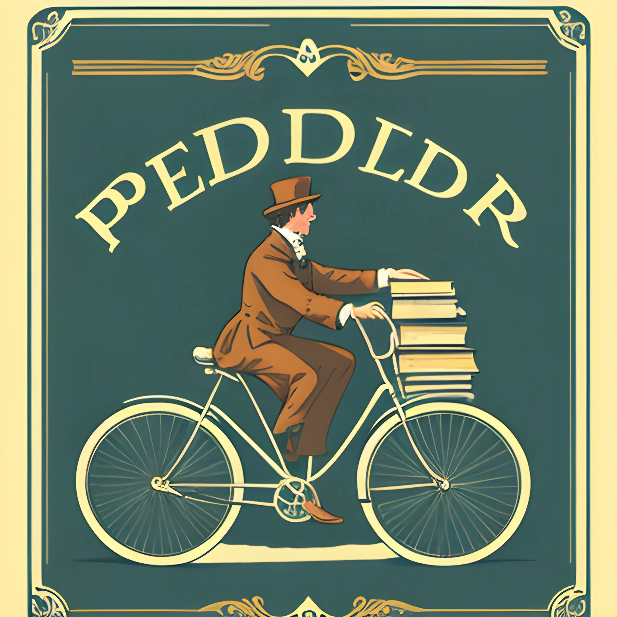 peddler, vintage, logo, book, sexy
