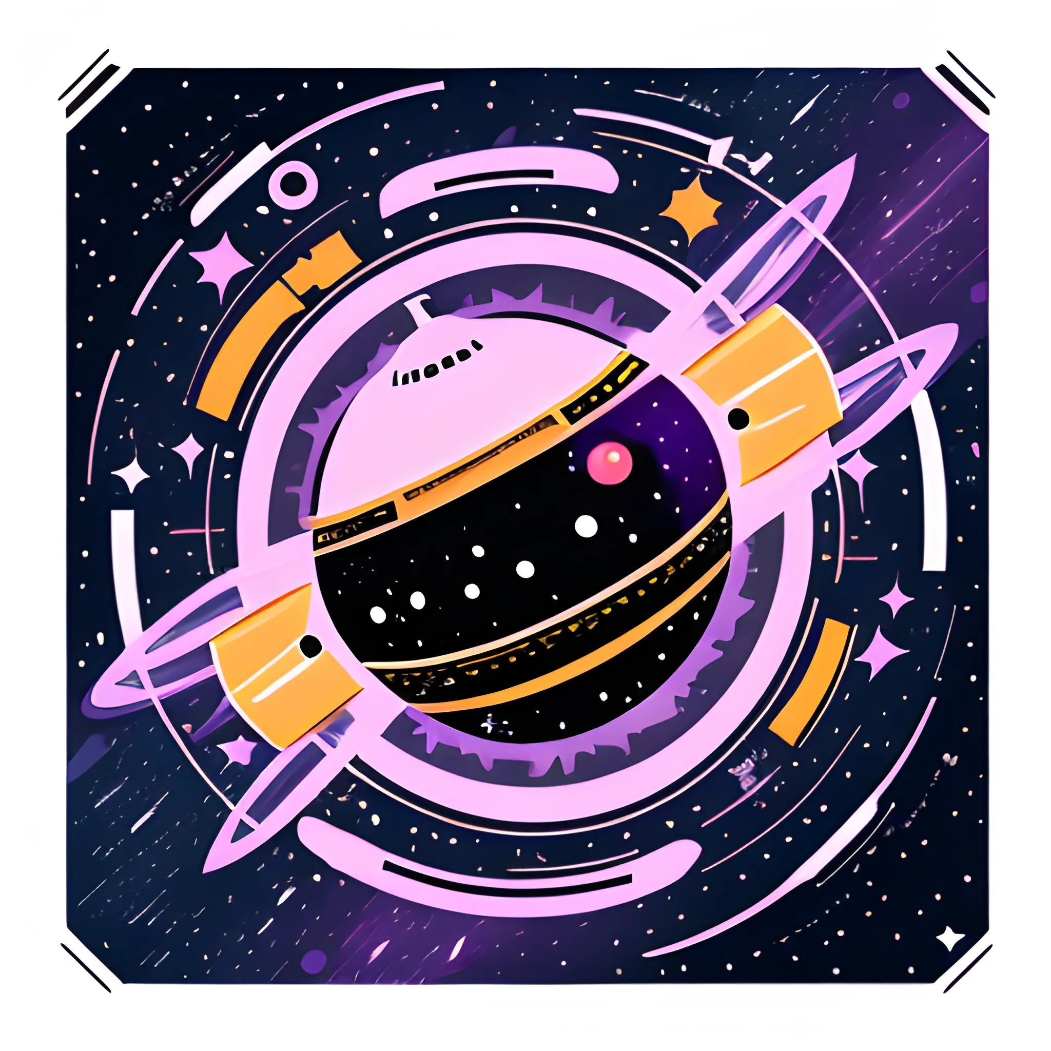 make outer space vector art
